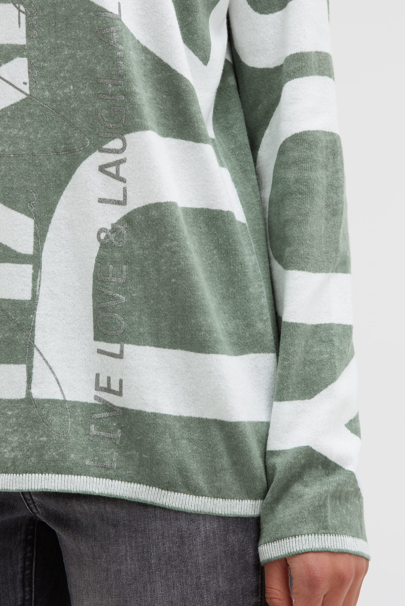 SOCCX Kapuzenpullover aus Feinstrick