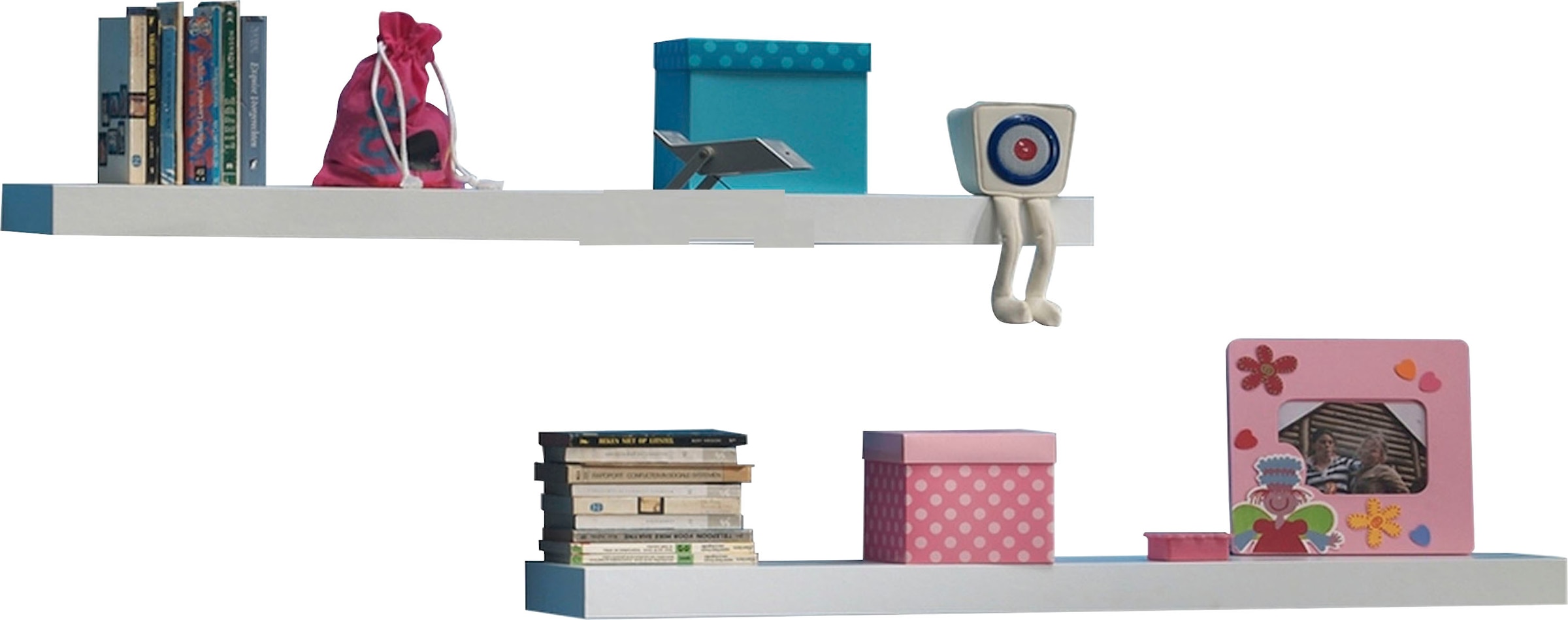 Vipack Wandboard Set, Made in Europe, 2 tlg. Wandregal-Set in moderner Opti günstig online kaufen