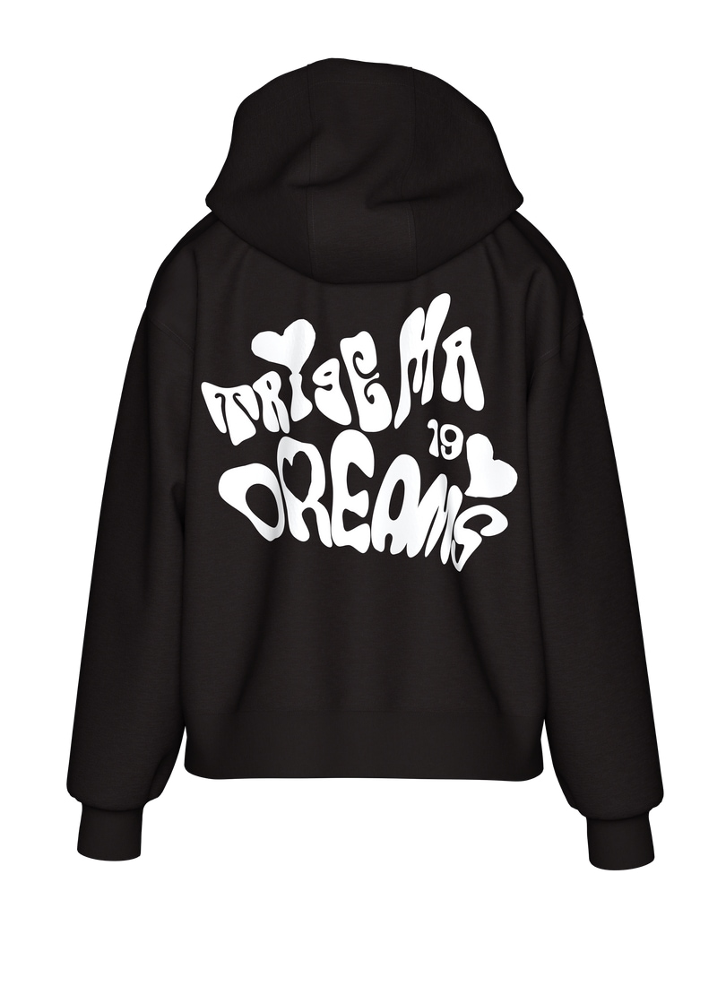 Trigema Sweatshirt »TRIGEMA Hoodie mit großem Rückenprint«
