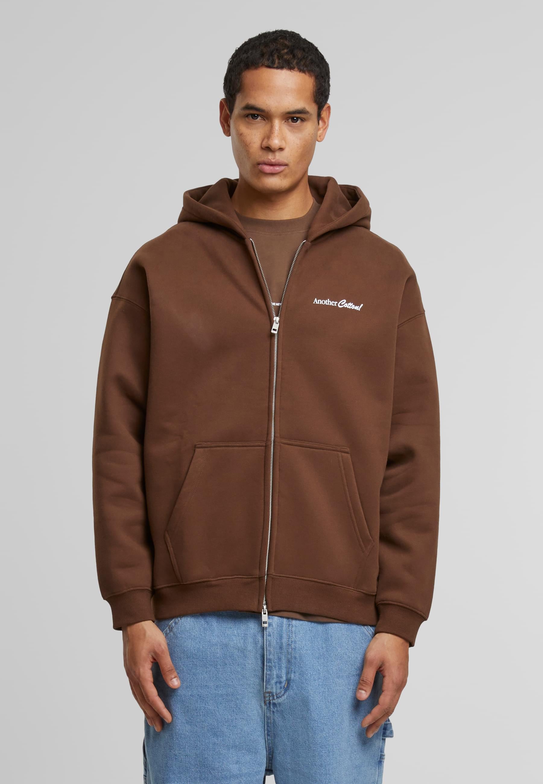 Another Cotton Lab Kapuzensweatshirt »Another Cotton Lab Espresso Martini Oversized Zip Hoodie«, (1 tlg.)
