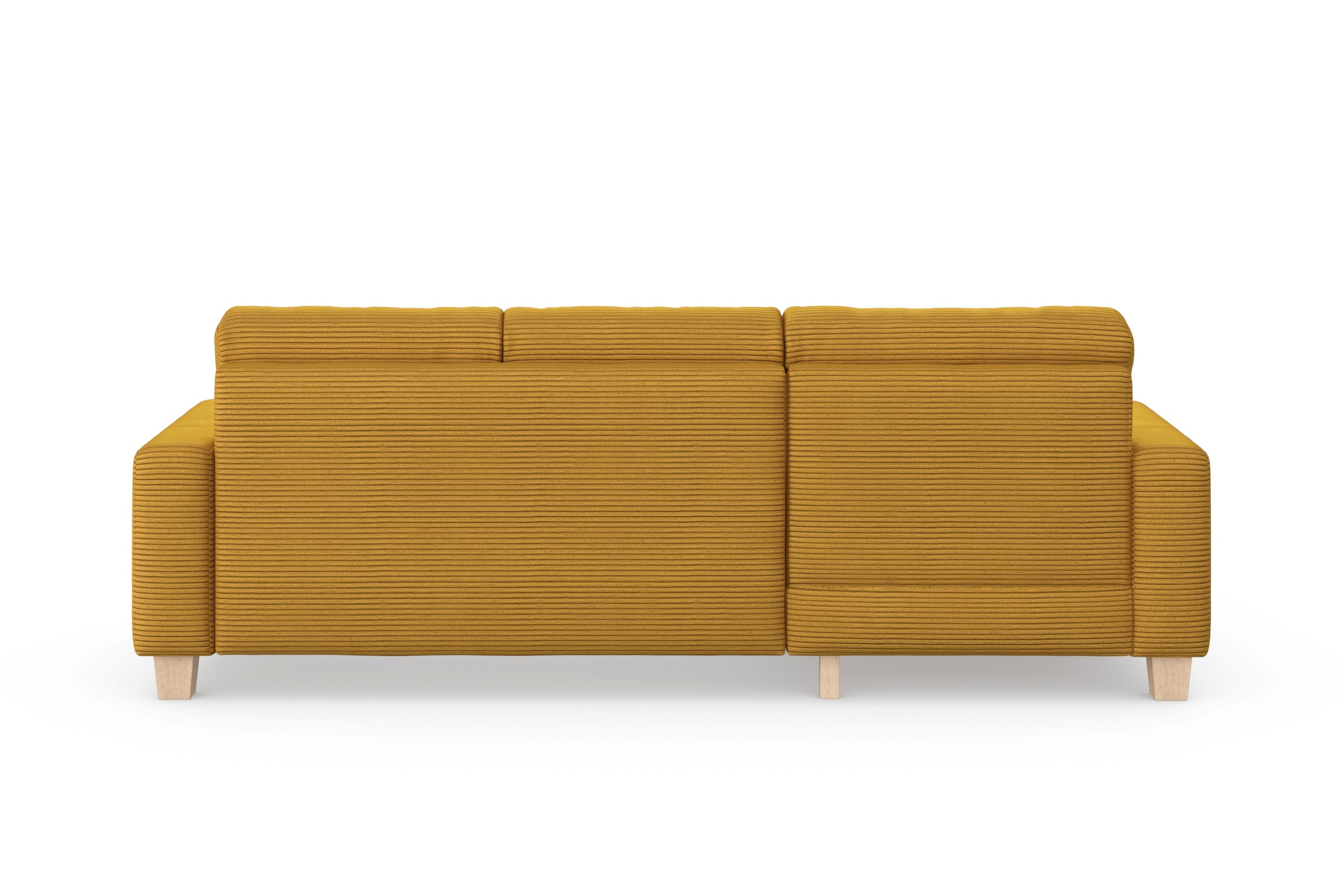 Home affaire Ecksofa »Summer L-Form«, mit Recamiere, mit oder ohne Bettfunktion und Bettkasten, Cord-Bezug