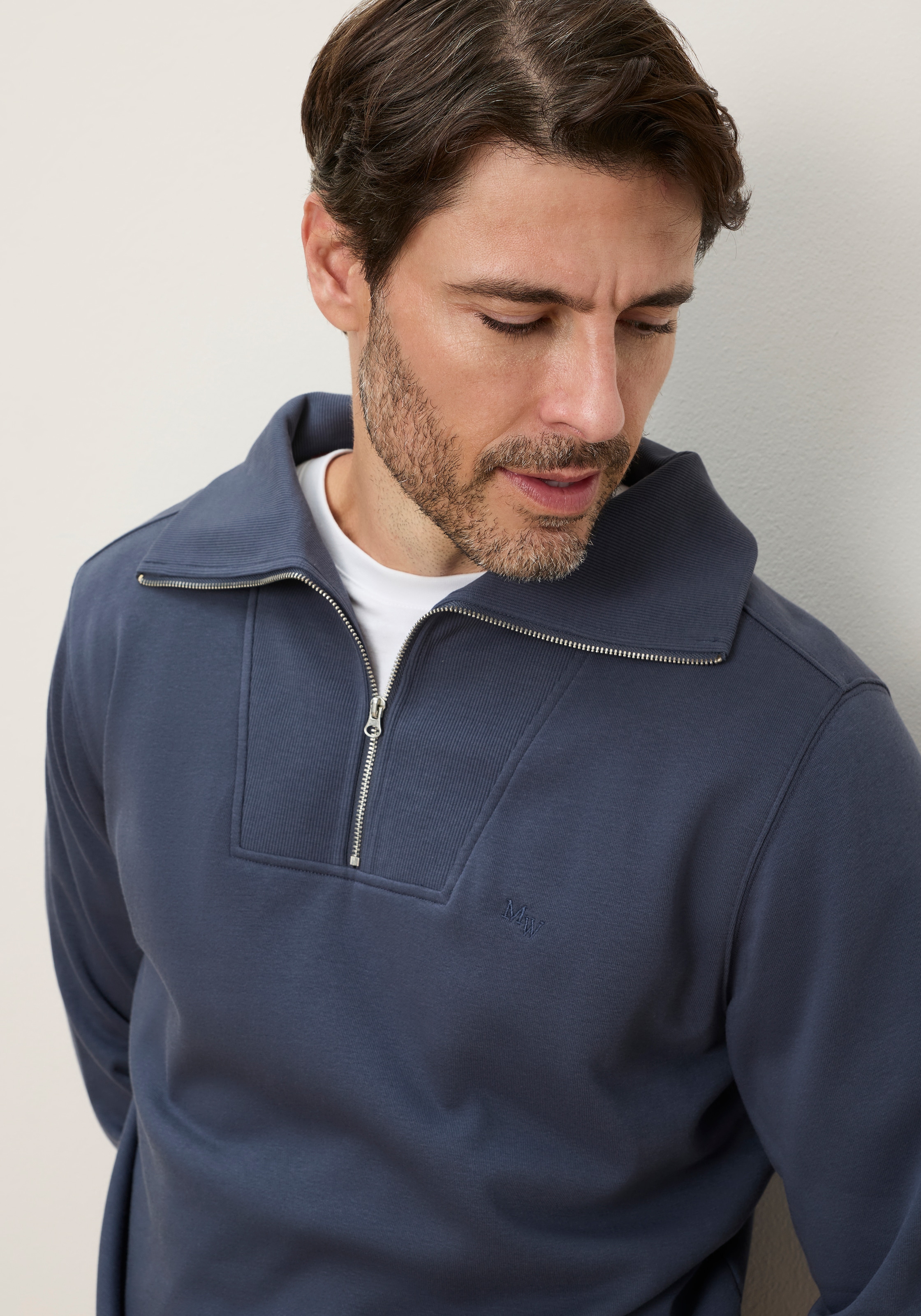 Man's World Sweatshirt , Trend: Troyer mit maritimer Note – lässig, unkompliziert, vielseitig
