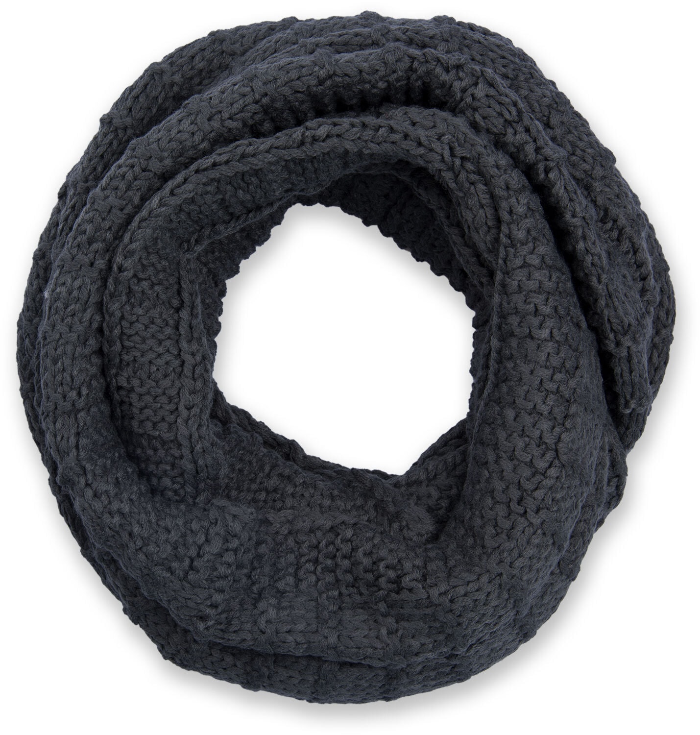 styleBREAKER Strickschal "Strick Loop mit Karomuster" 1 Stk. günstig online kaufen