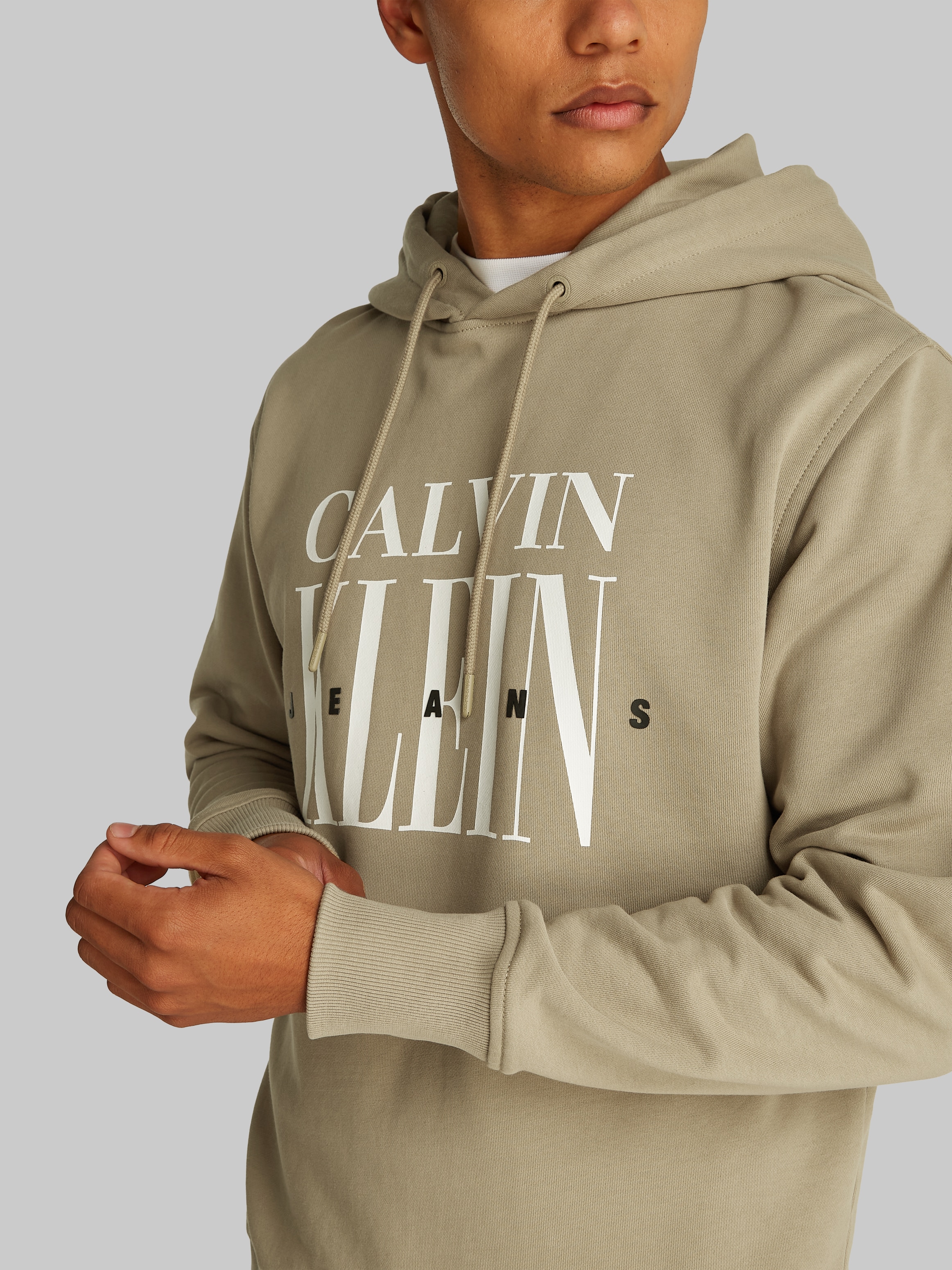 Calvin Klein Jeans Hoodie "SERIF FONT GRAPHIC HOODIE", mit großem Logodruck günstig online kaufen