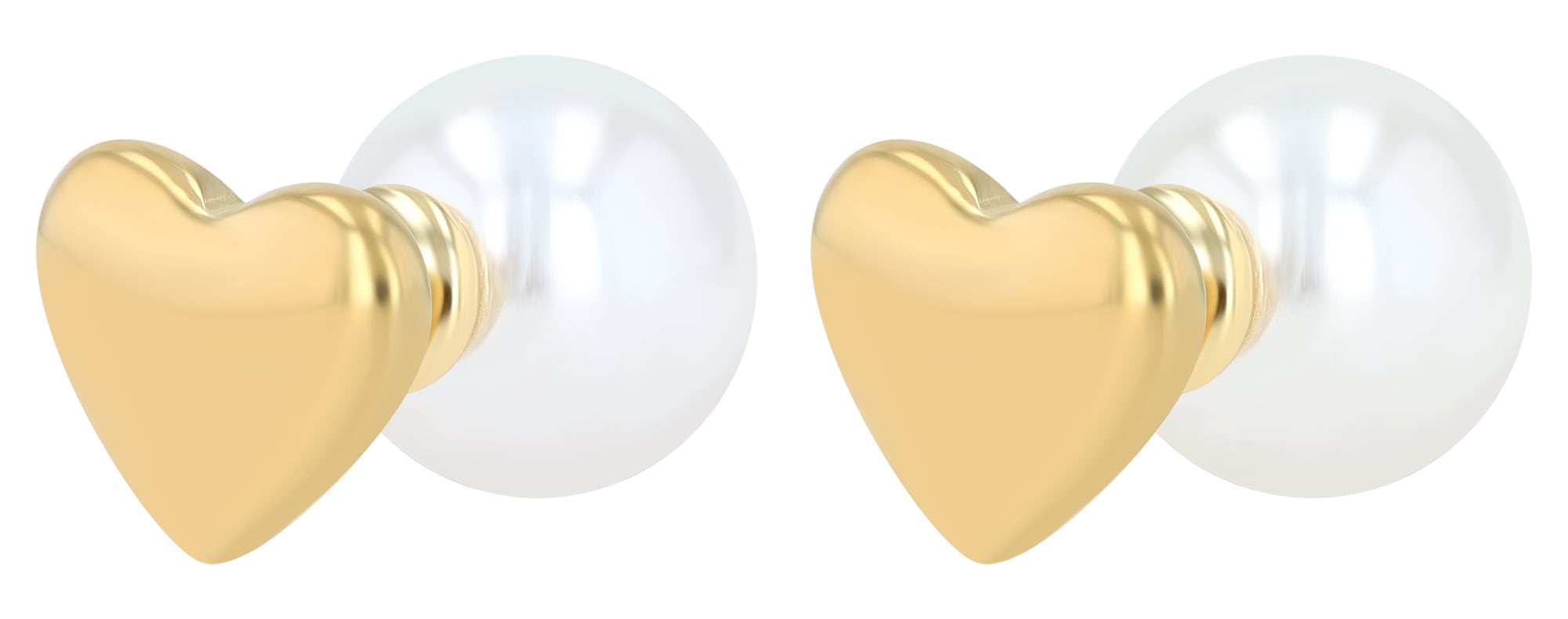 Adelia´s Paar Ohrhänger "Damen Ohrringe – Ohrstecker Herz aus Edelstahl mit günstig online kaufen