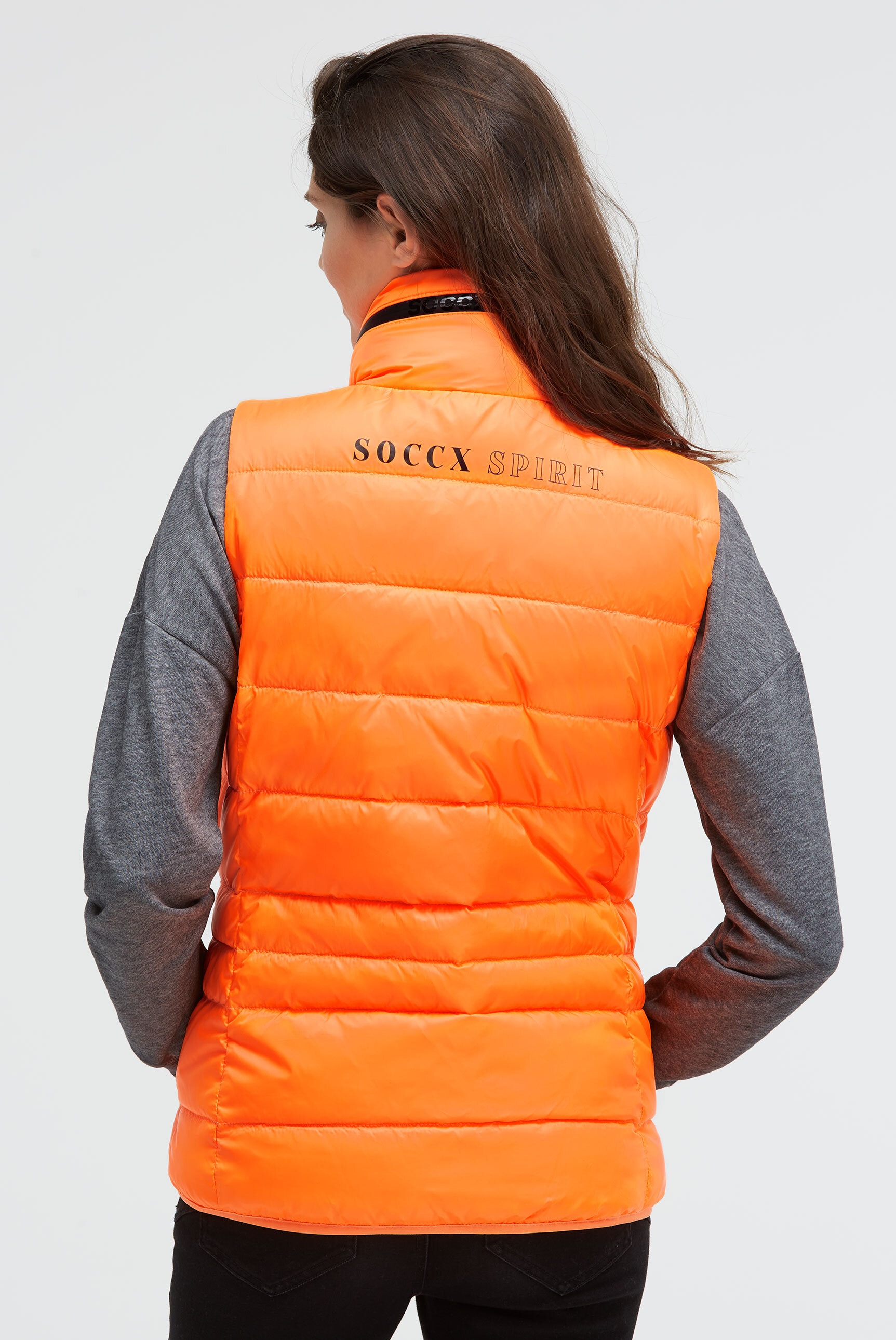 SOCCX Steppweste, mit integrierter Kapuze