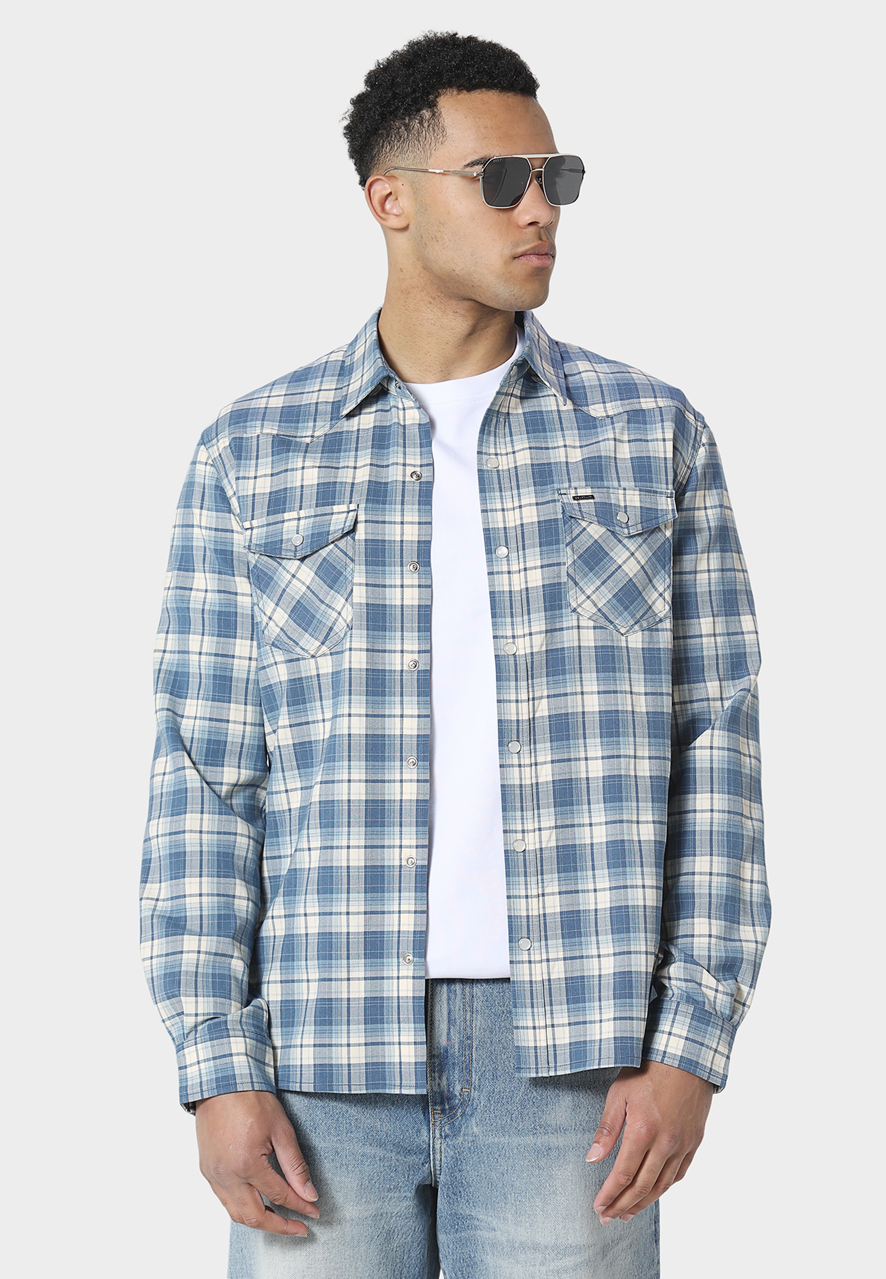 883Police Outdoorjacke »883 Police ELLAKE OVERSHIRT« 1 Stk. tlg. ohne Kapuze