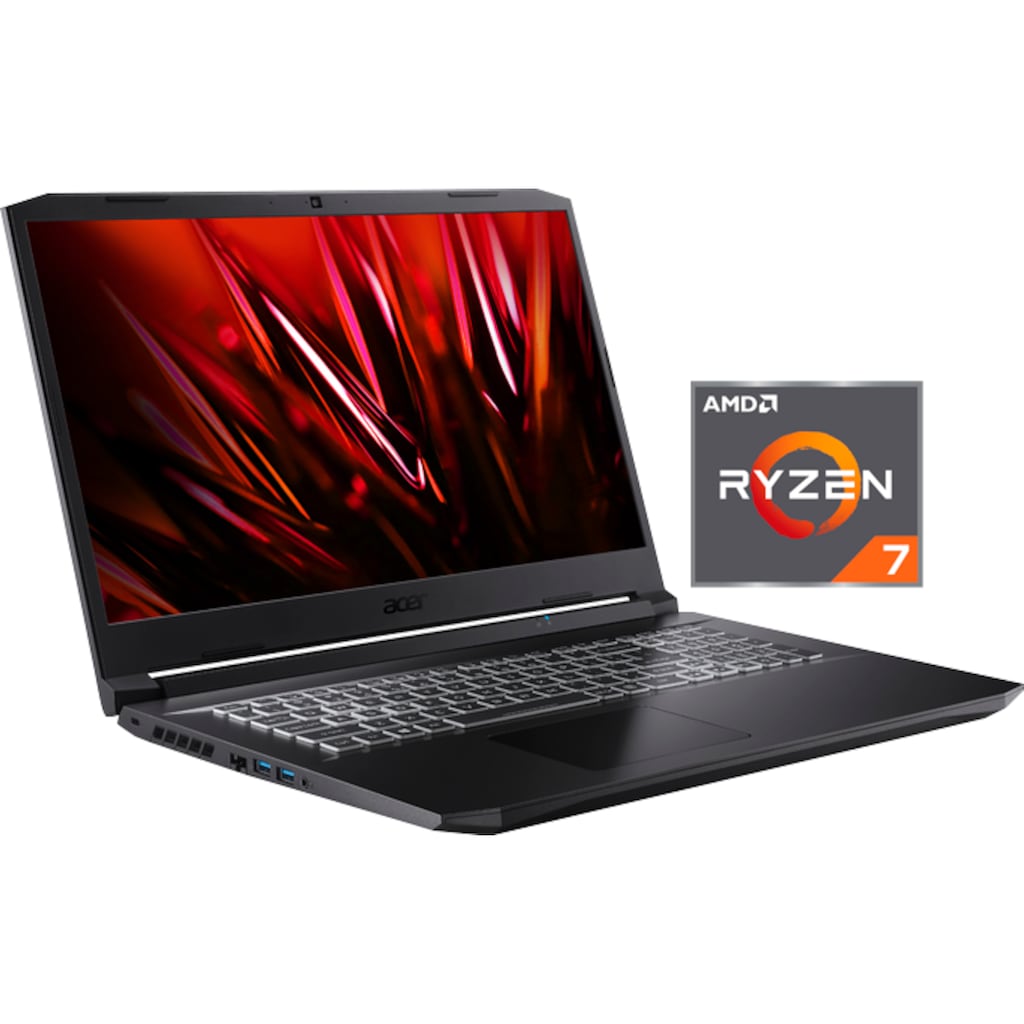 Acer Gaming-Notebook »Nitro 5 Nitro 5 AN517-41-R2FK«, 43,94 cm, / 17,3 Zoll, AMD, Ryzen 7, GeForce RTX 3060, 1000 GB SSD