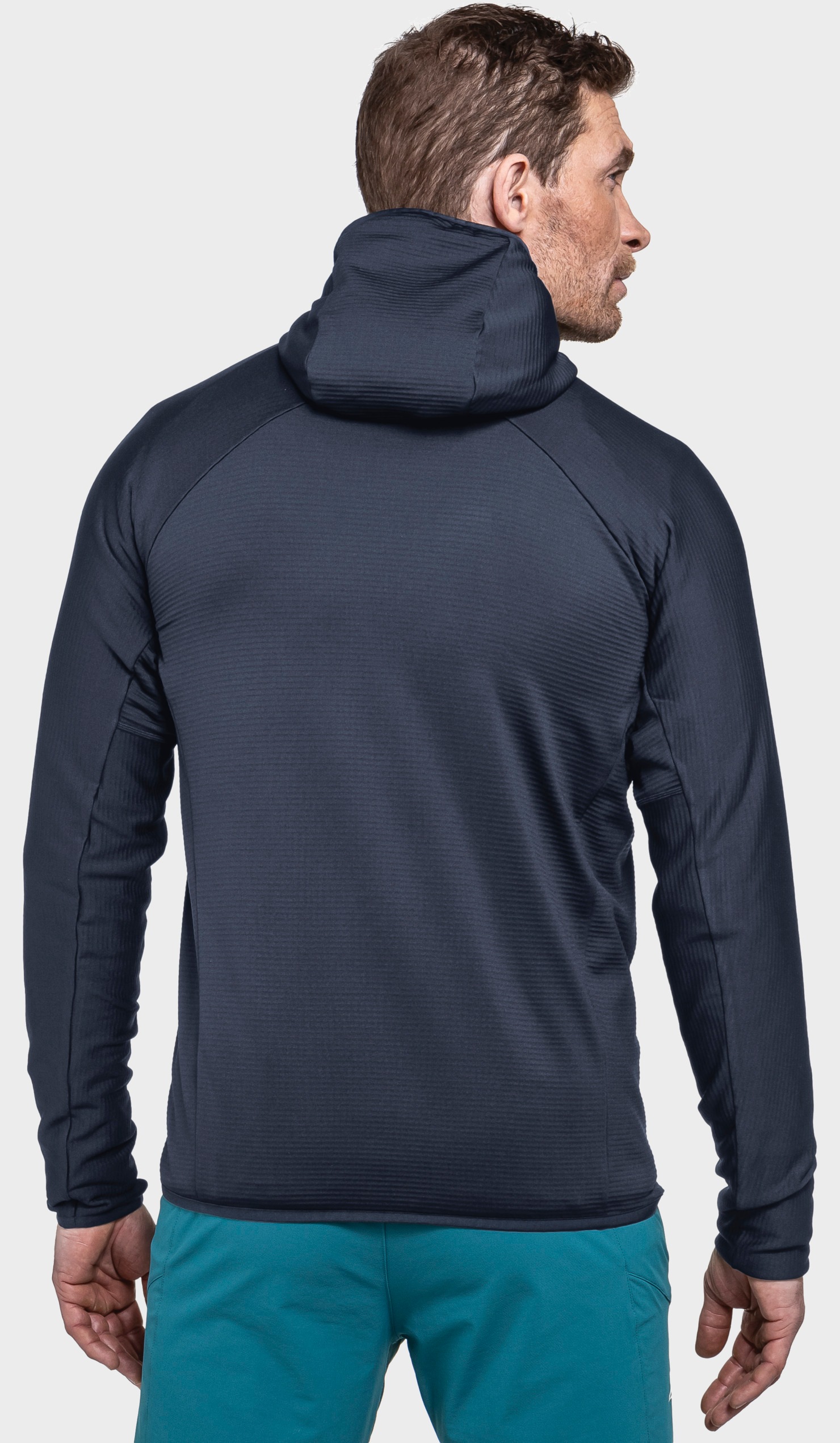 Fleecejacke SCHÖFFEL "Fleece Hoody Style Cascata MNS", Herren, Gr. 46, blau (8820, blau), Oberstoff: 94% Polyester, 6% Elasthan, regular fit, hoch geschlossener Ausschnitt, Jacken Fleecejacke 3