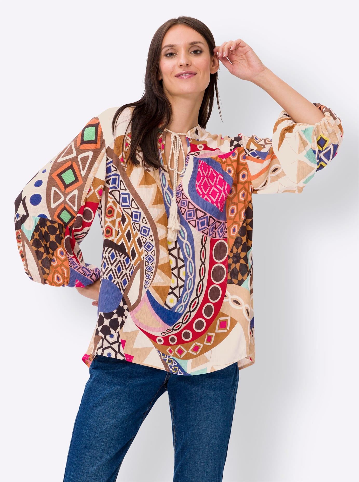 heine Druckbluse