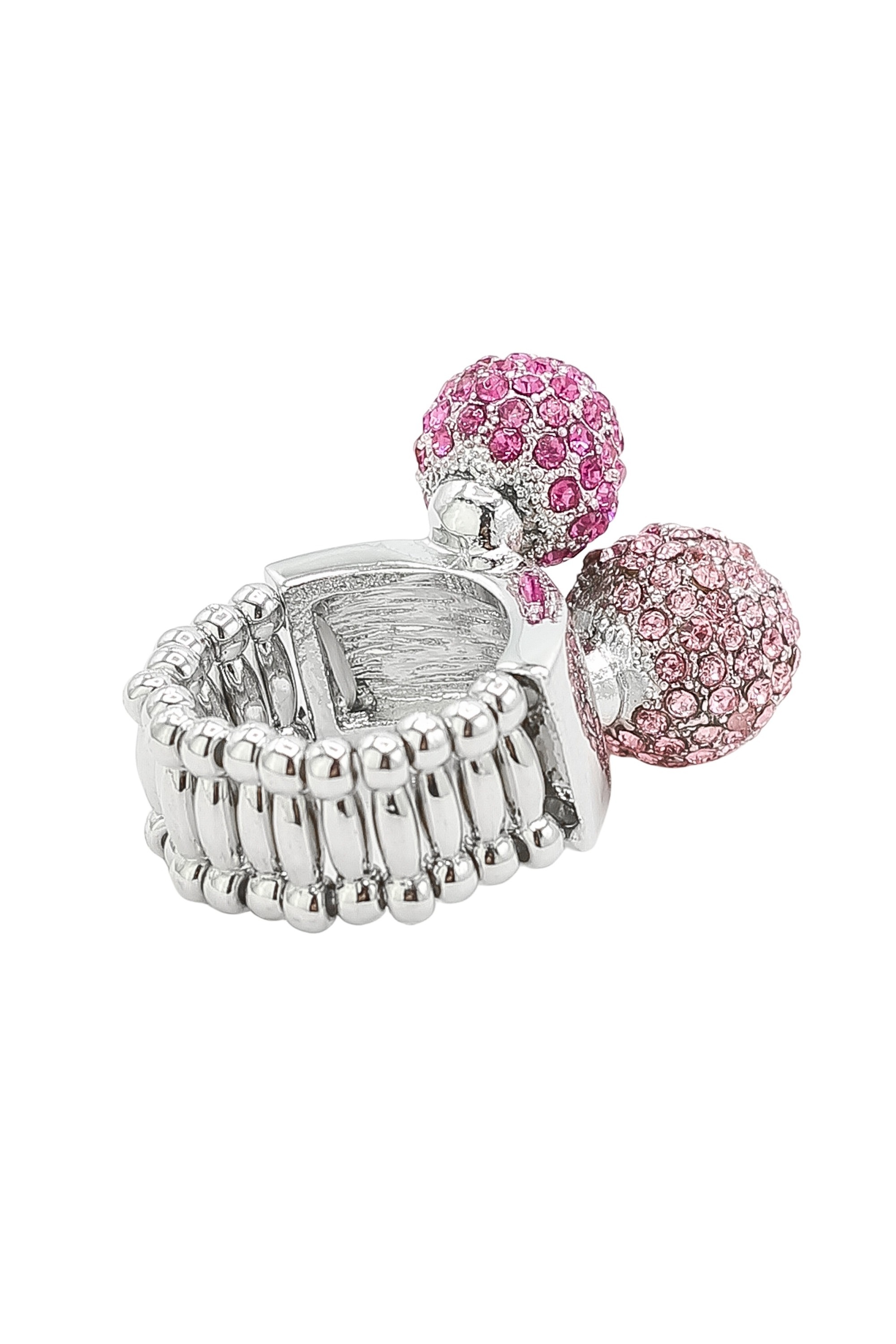 Fingerring "Space", rosa, COLLEZIONE ALESSANDRO, Fingerringe, Damen, Messing, Fingerring 2