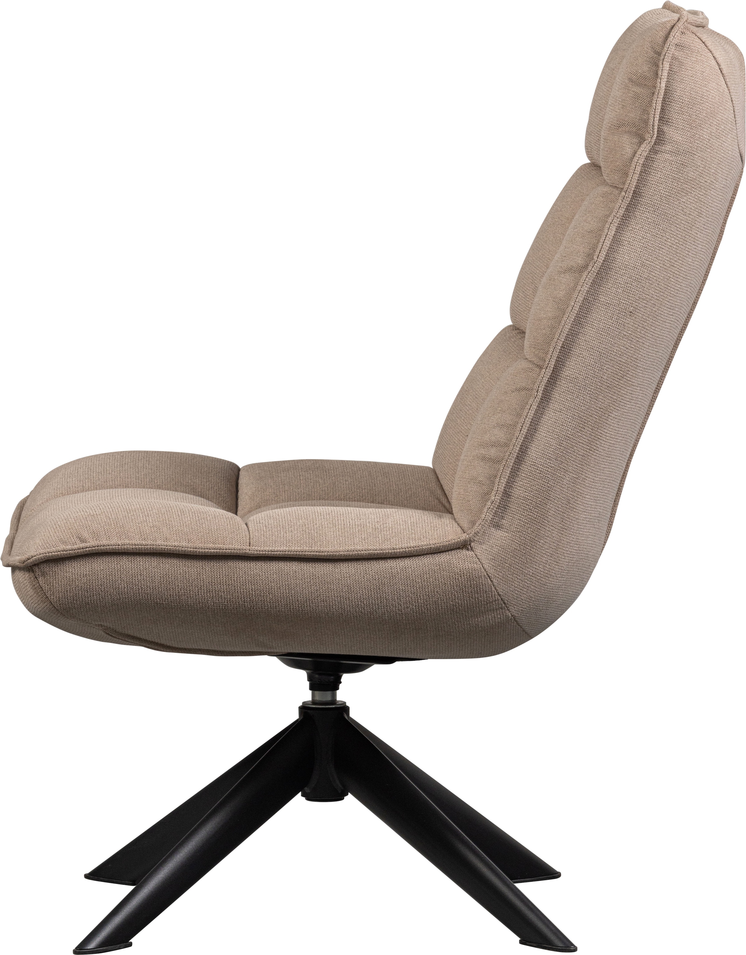 WOOOD Drehsessel »Jouke«, in jede Richtung drehbar, H 90 cm x B 70 cm