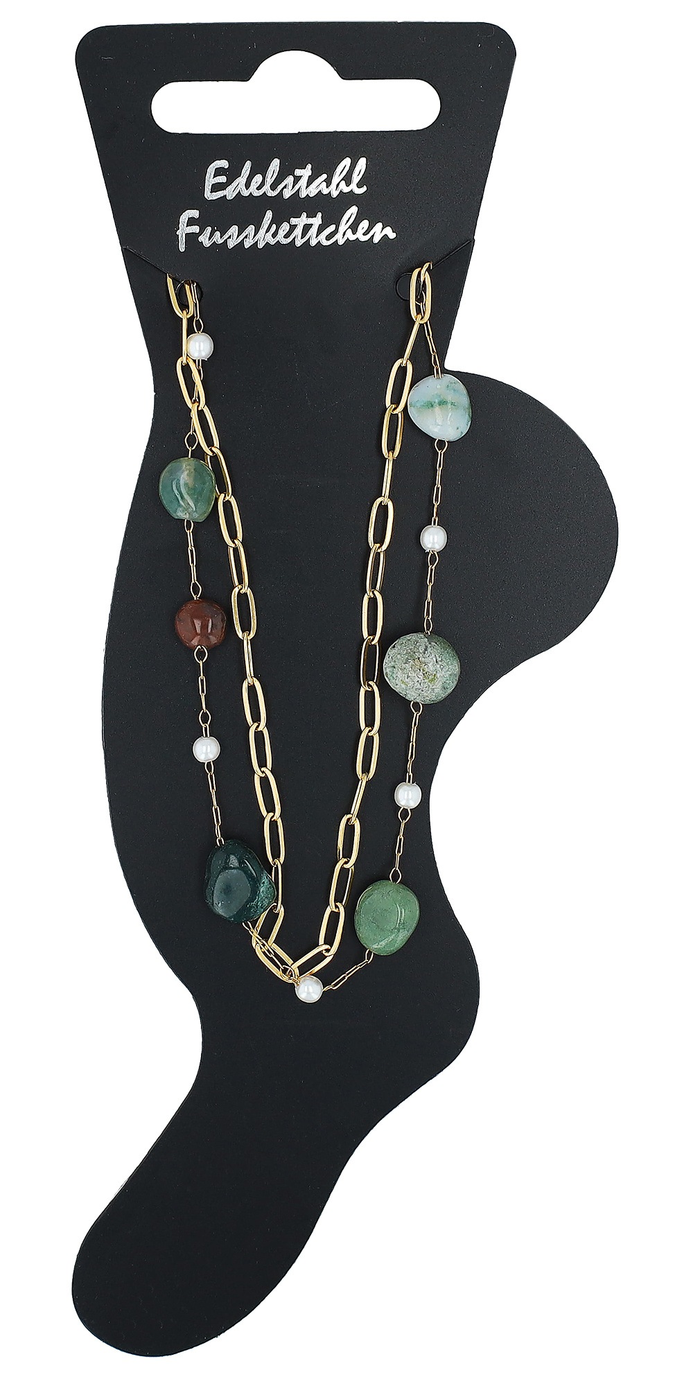 Adelia´s Fußkette »Damen Fußkettchen – aus Edelstahl« Perfekt als Geschenk für besondere Menschen