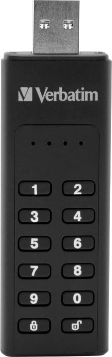 Verbatim USB-Stick »Keypad Secure 32GB«, (USB 3.2 Lesegeschwindigkeit 160 MB/s)
