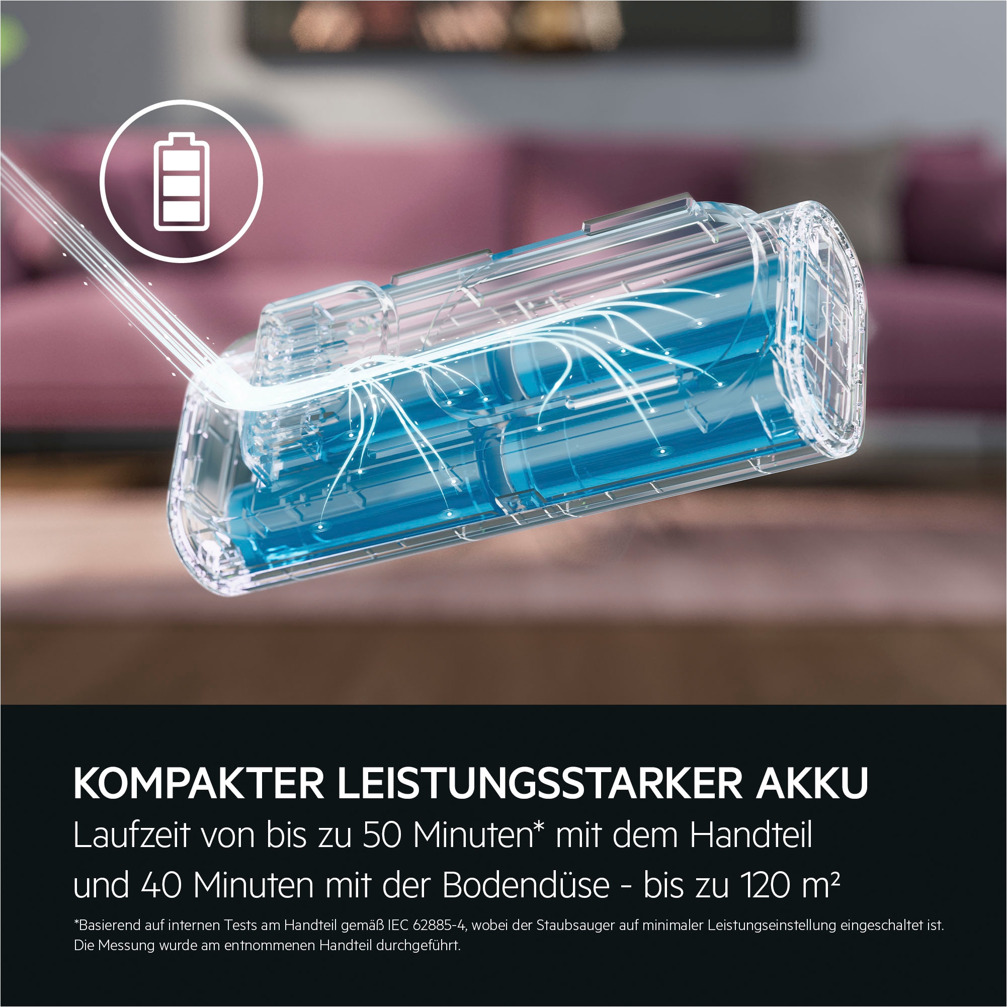 AEG Akku-Hand-und Stielstaubsauger »ULTIMATE 7000 (AP71A142XN)«, extrem leicht 2,2 kg, 60 % Recyclingmaterial, bis zu 50 Min. Laufzeit