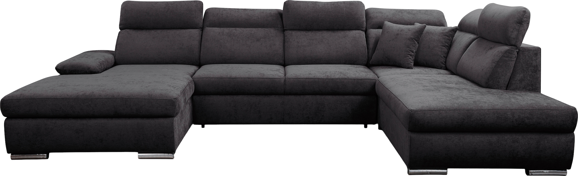 WERK2 Wohnlandschaft »Cordoba inkl. Bett, Bettkasten & Kopfteilfunktion, Breite 359 cm«