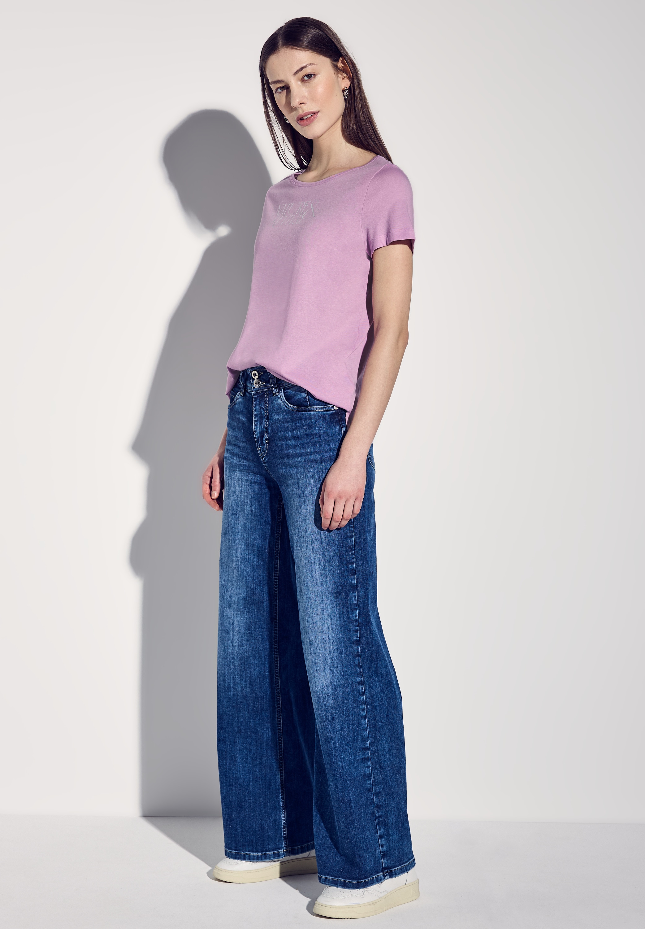STREET ONE T-Shirt, im soften Baumwoll-Mix