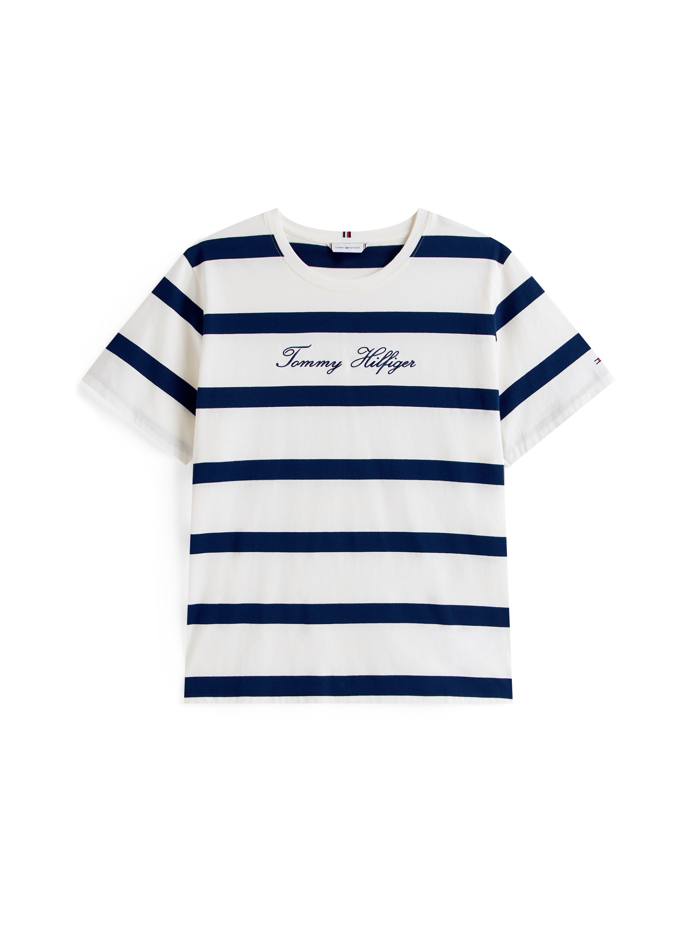 Tommy Hilfiger Curve T-Shirt »CRV SCRIPT REG C-NK SS T-SHIRT«