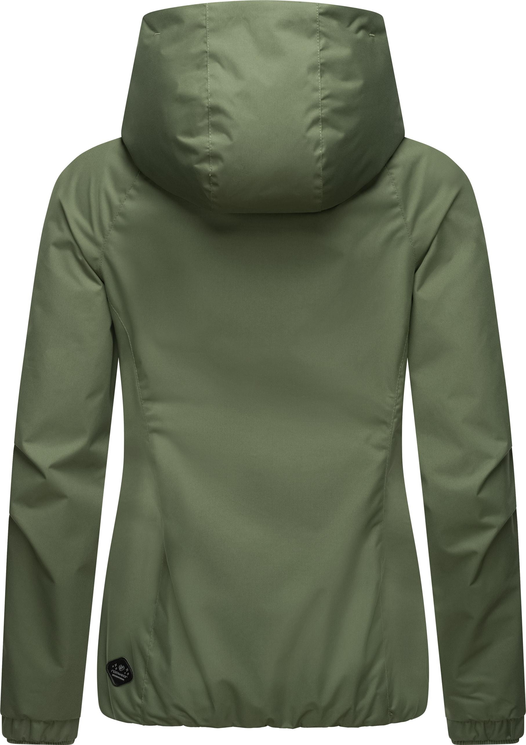 Ragwear Outdoorjacke »Dizzie«, mit Kapuze, Wasserdichte Übergangsjacke mit großer Kapuze