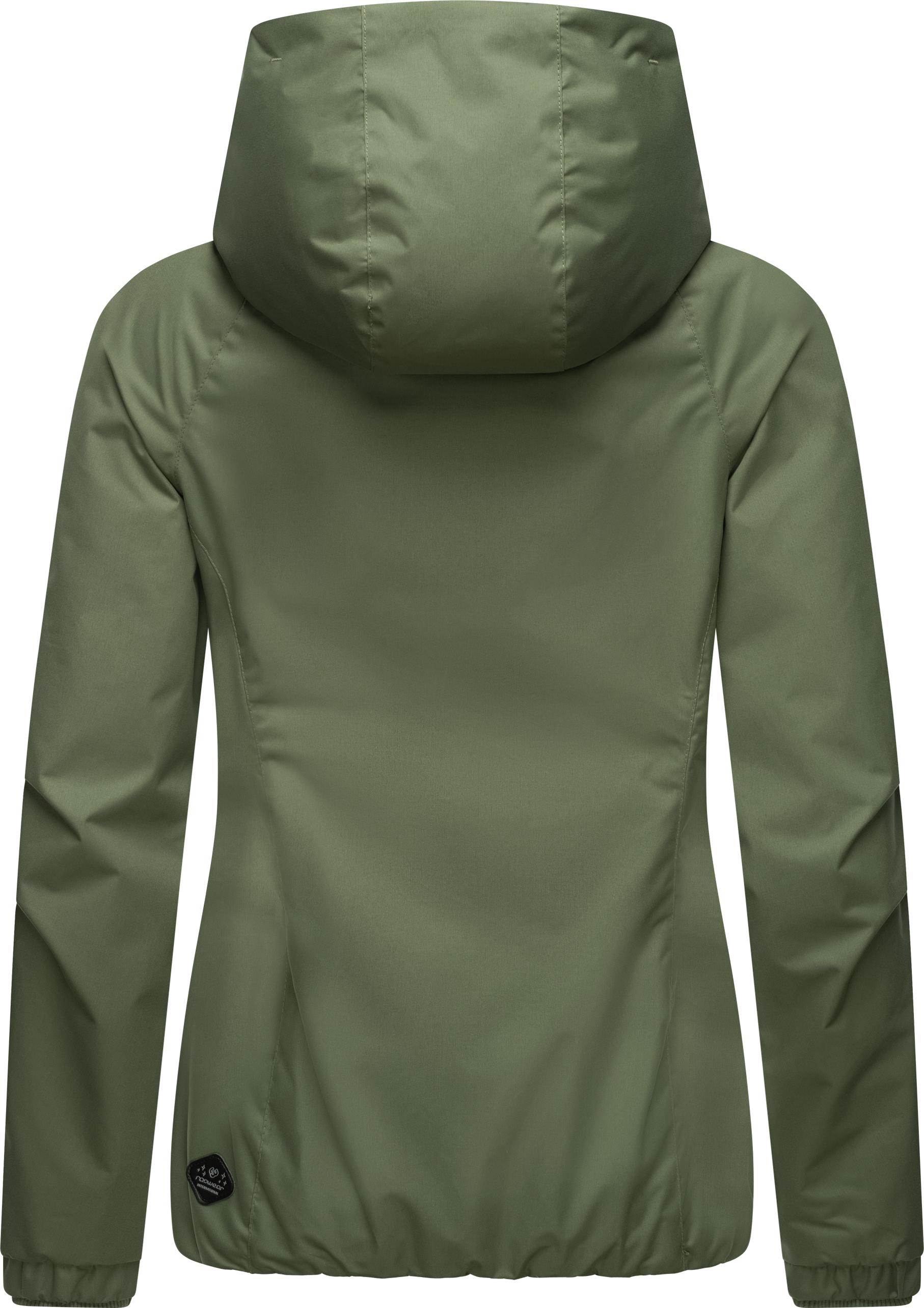 Thumbnail - Ragwear Outdoorjacke "Dizzie" mit Kapuze Wasserdichte Übergangsjacke mit großer Kapuze