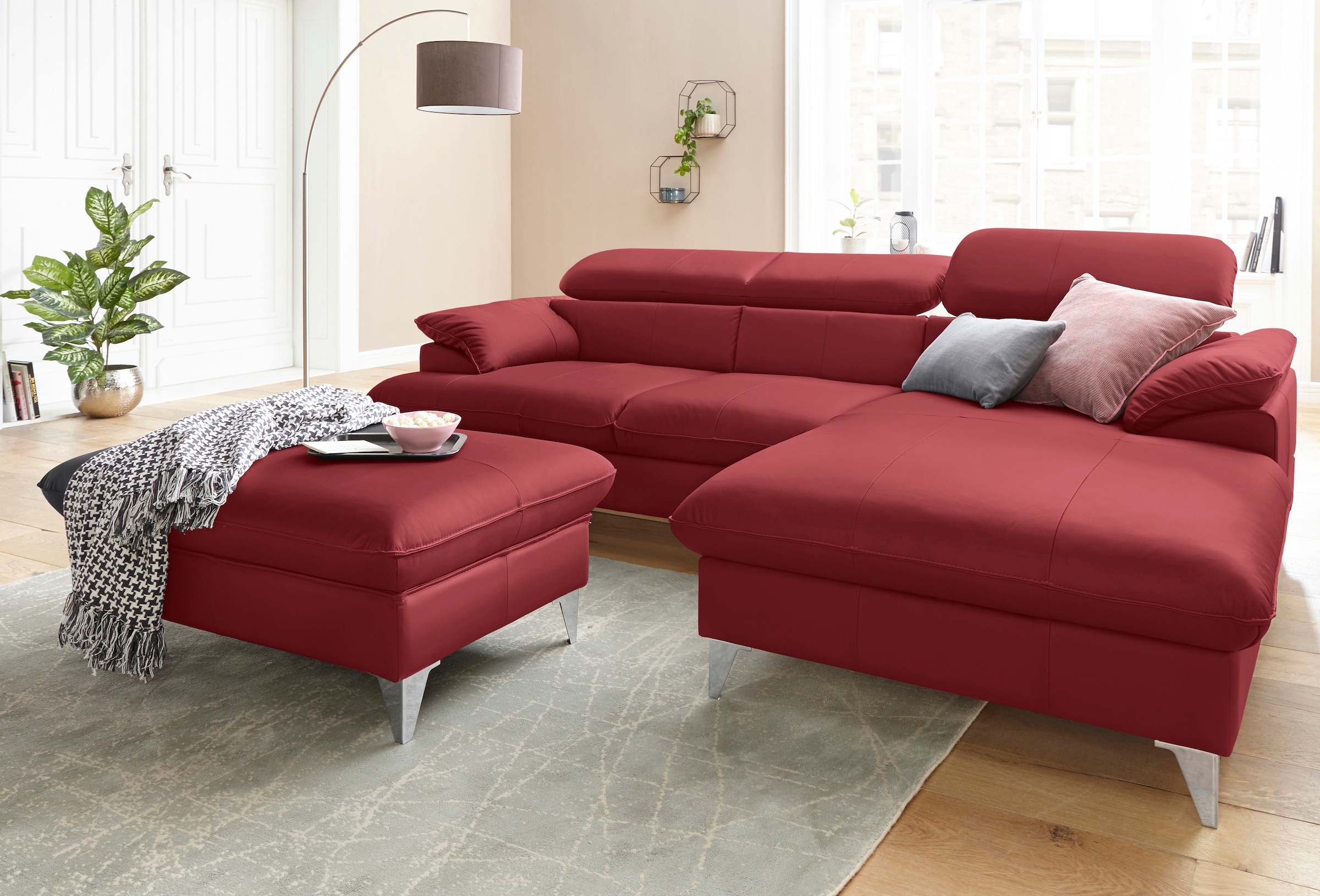 COTTA Polstergarnitur "Caluso L-Form" 2 Stk. tlg. Set bestehend aus: Ecksof günstig online kaufen