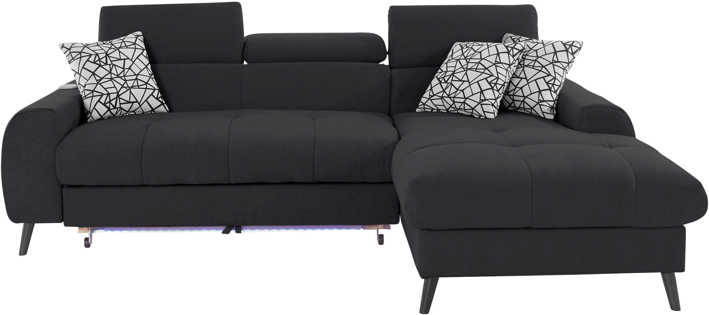 COTTA Ecksofa "Mia L-Form", 3-tlg.-Kissen-Set, Recamiere, wahlweise mit ode günstig online kaufen