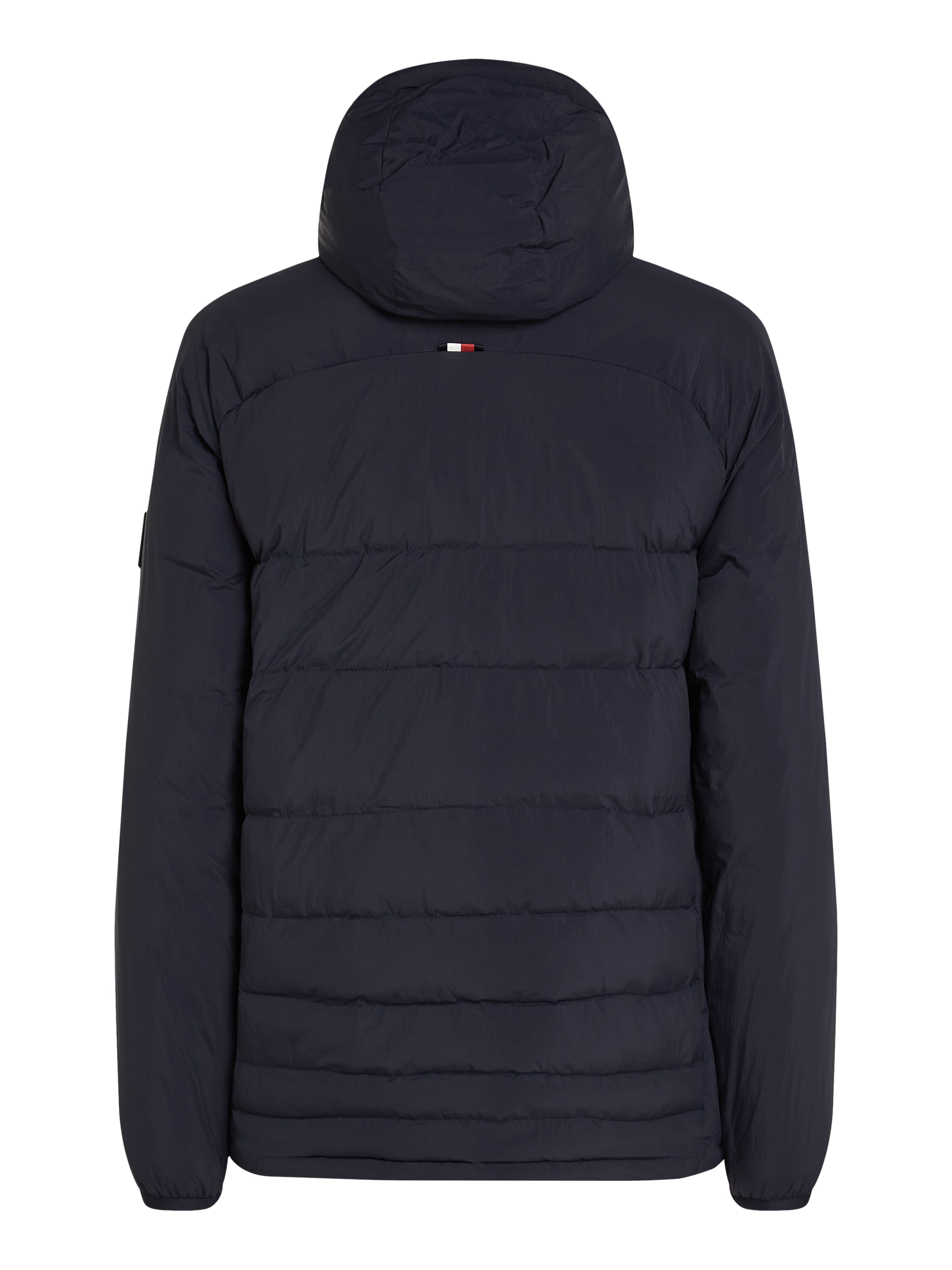 Tommy Hilfiger Steppjacke »MIX QUILT HOODED JACKET«, mit Kapuze, mit Raglanärmeln