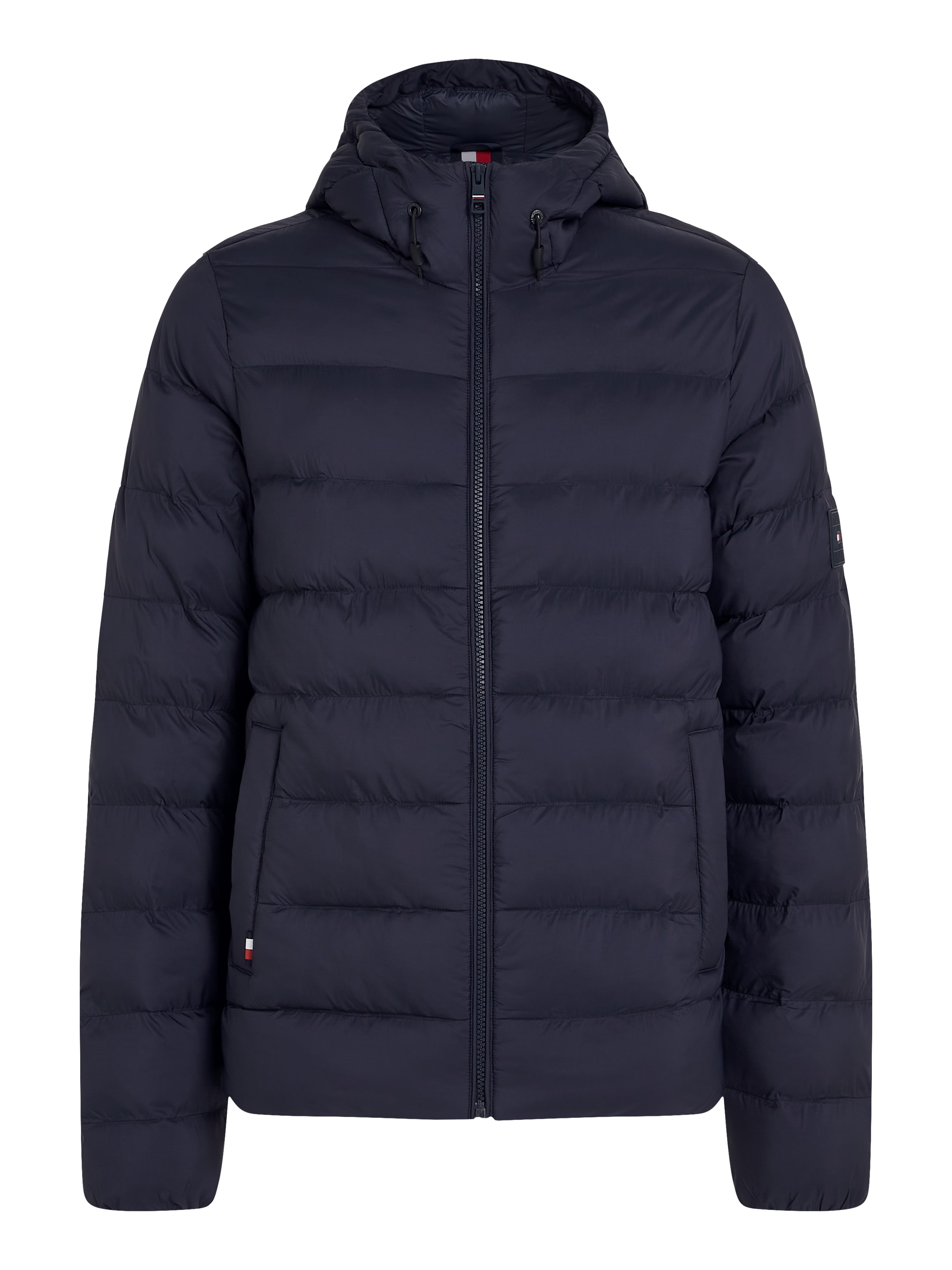 Tommy Hilfiger Steppjacke »MID WEIGHT HOODED JACKET«, mit Kapuze