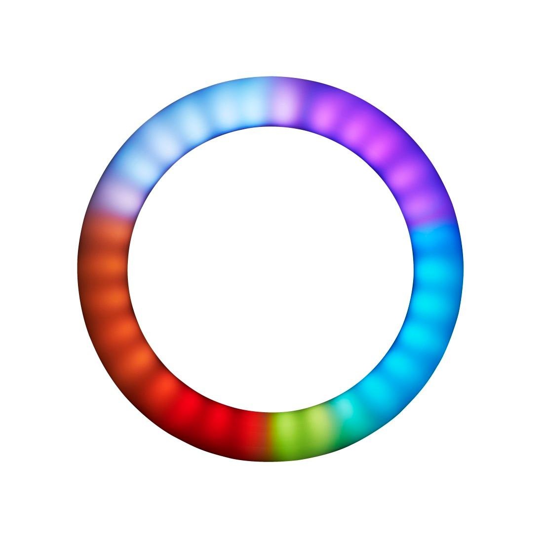 Hama Ringlicht »LED-RGB-Ringleuchte, Ringlicht, Smartphone-Set, faltbar«