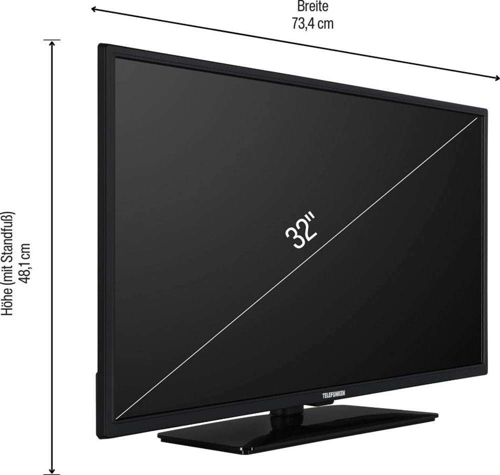 Zoll, Smart-TV »OS-32H500I«, 80 | LED-Fernseher Telefunken cm/32 HD-ready, BAUR