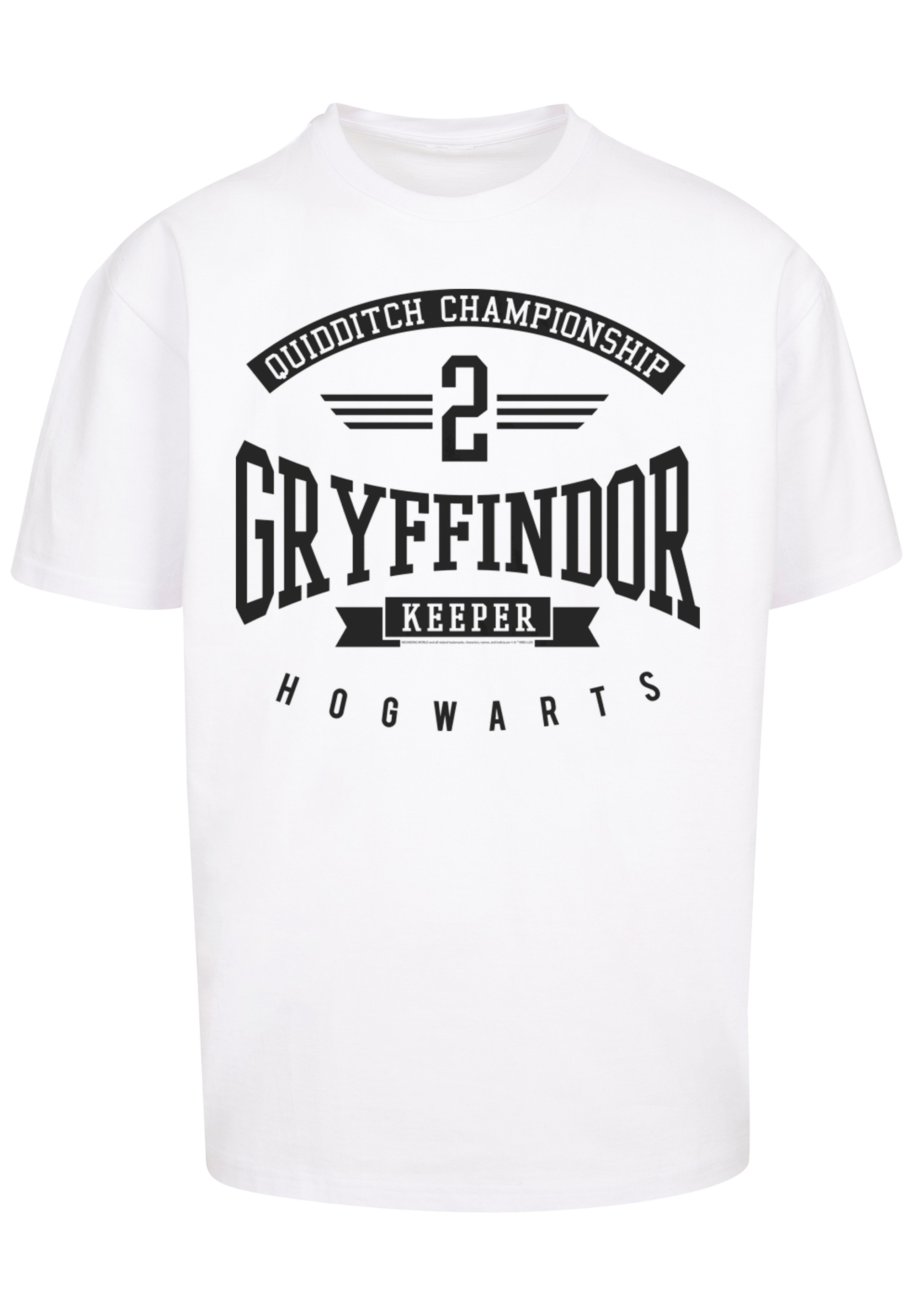 F4NT4STIC T-Shirt »Harry Potterffindor Keeper«, Print