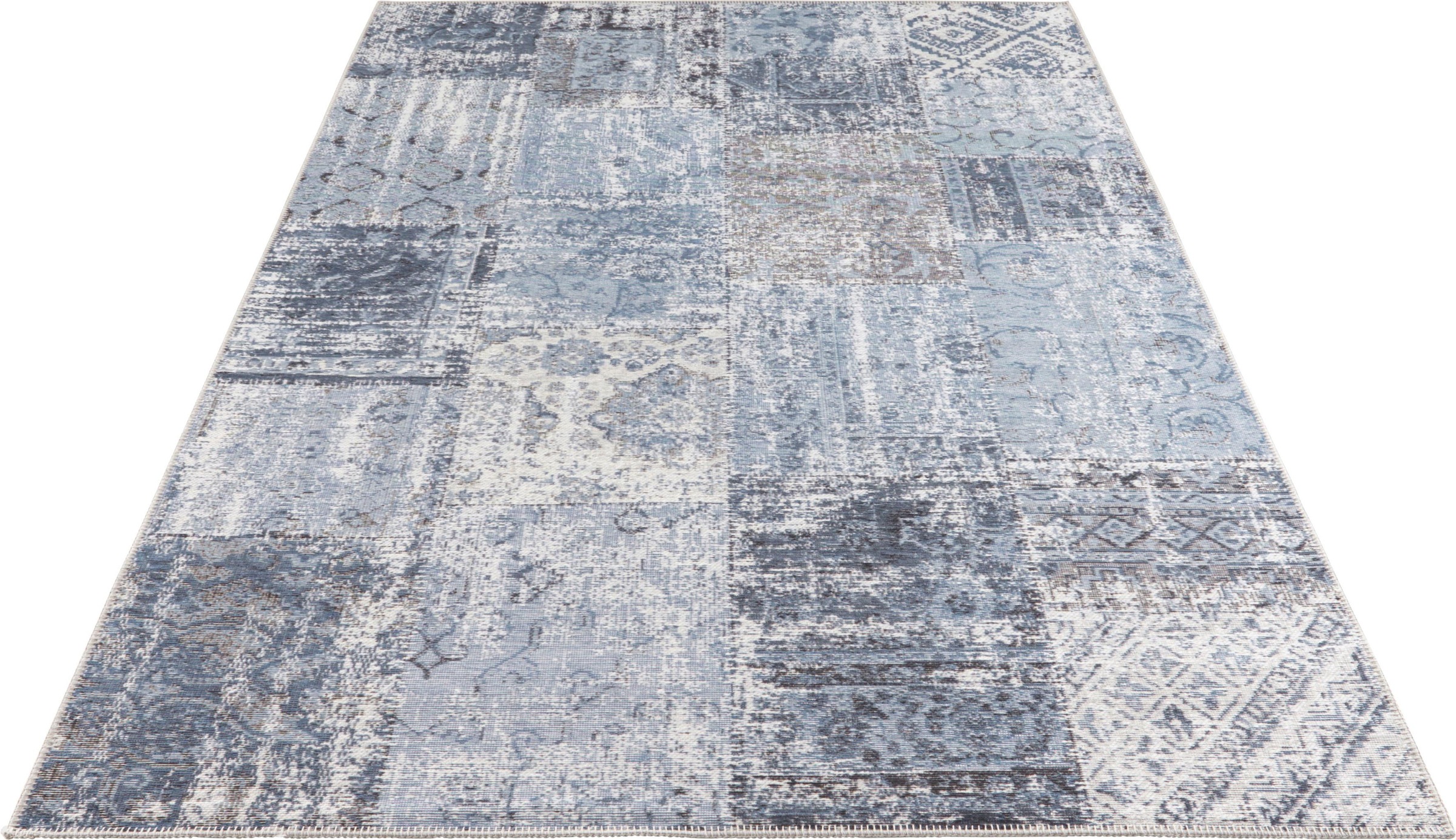 ELLE DECORATION Teppich »Denain«, rechteckig, 4 mm Höhe, Flachgewebe, Vintage... kaufen