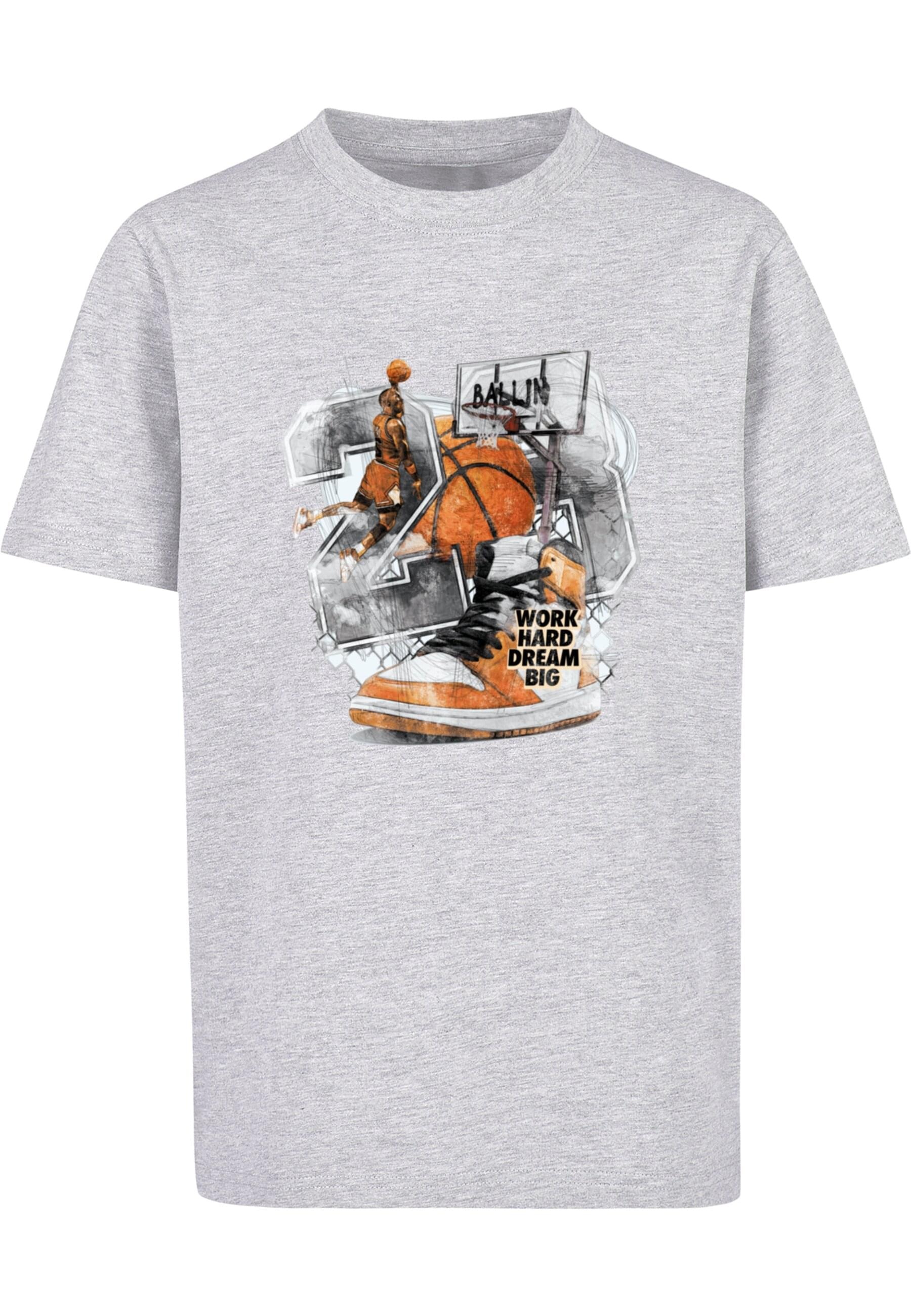 MisterTee T-Shirt »MisterTee Herren Kids Vintage Ballin Tee«, (1 tlg.)