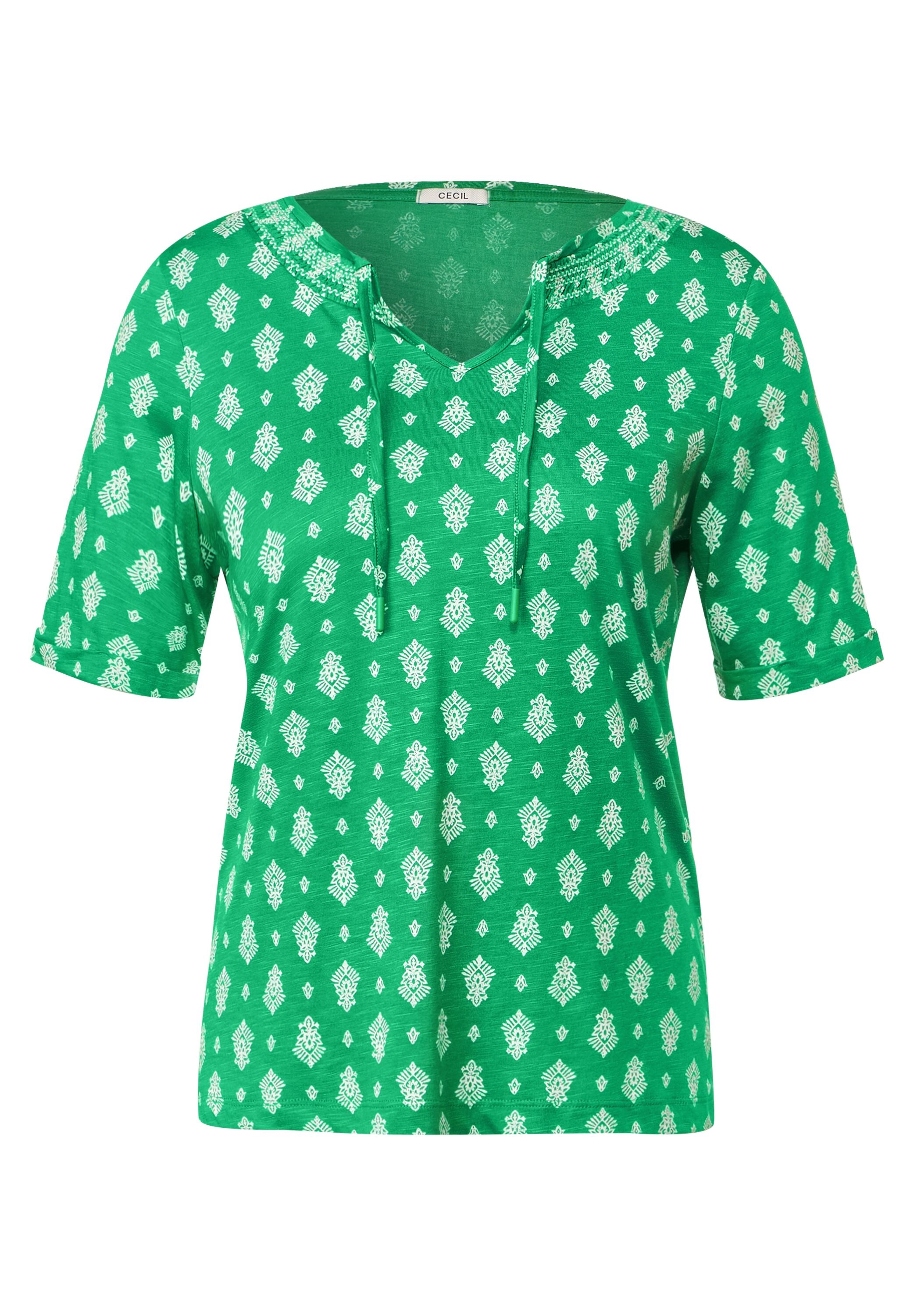 Cecil T-Shirt, aus softem Materialmix