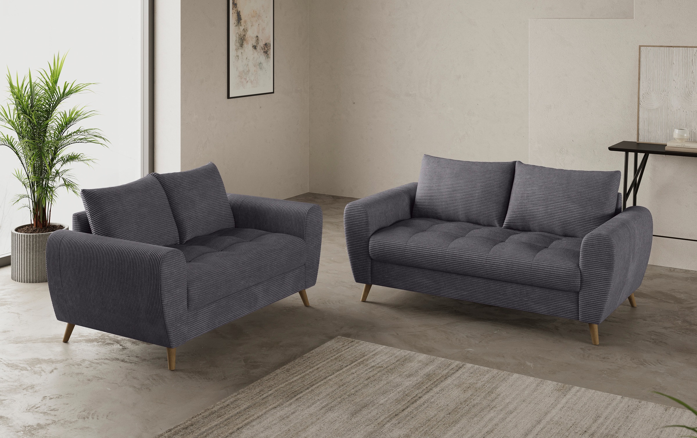Mr. Couch 2,5-Sitzer »Blackburn II«, Mit Kaltschaumpolsterung bis 140 kg belastbar