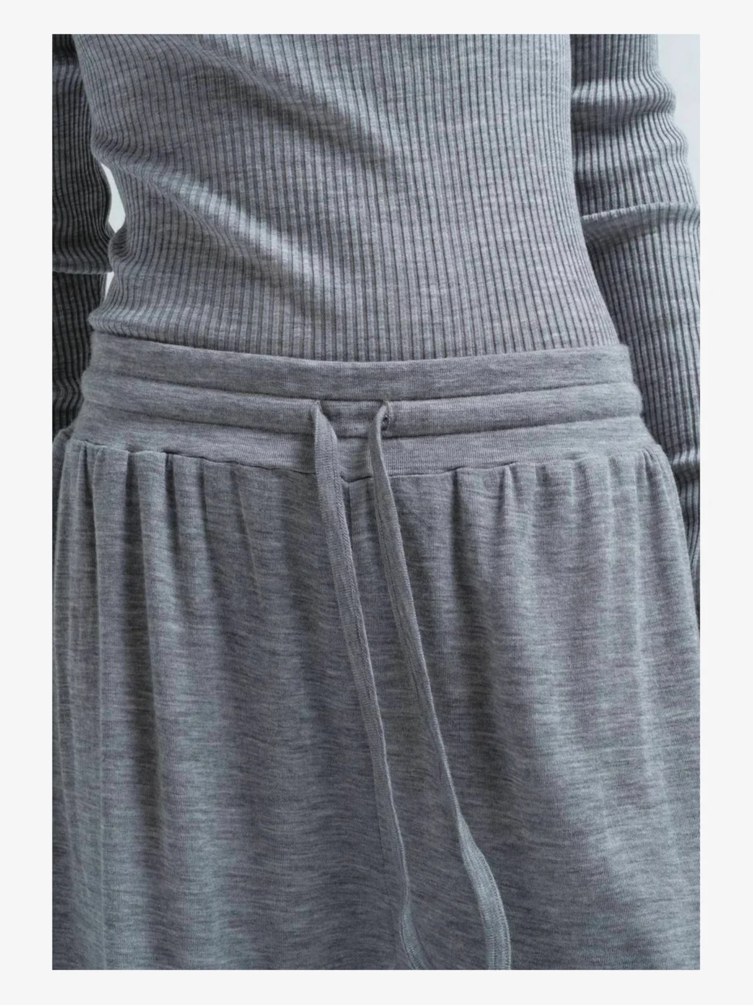 Seamless Basic Chinohose »Seamless Basic Trousers Woolen Barbera«