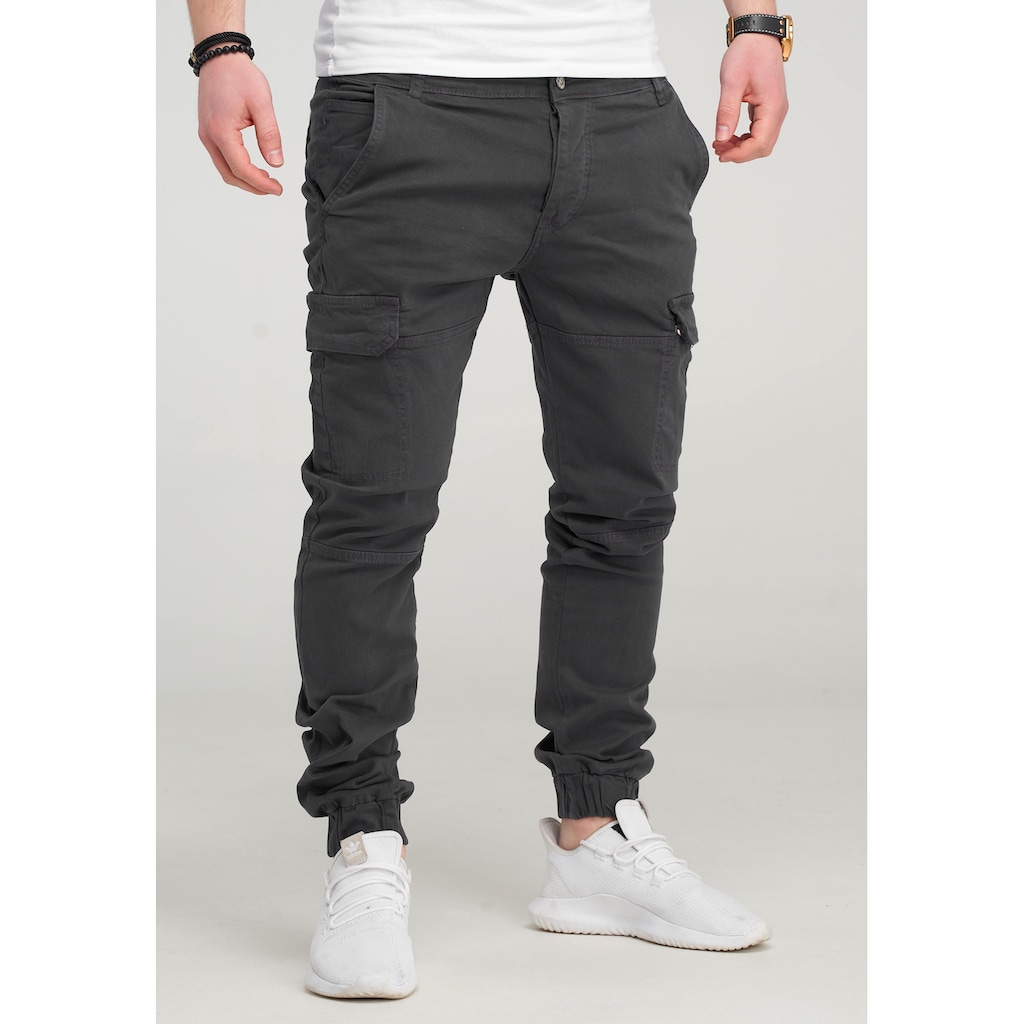 behype Cargohose »BHMattheo2«, im Jogging-Design