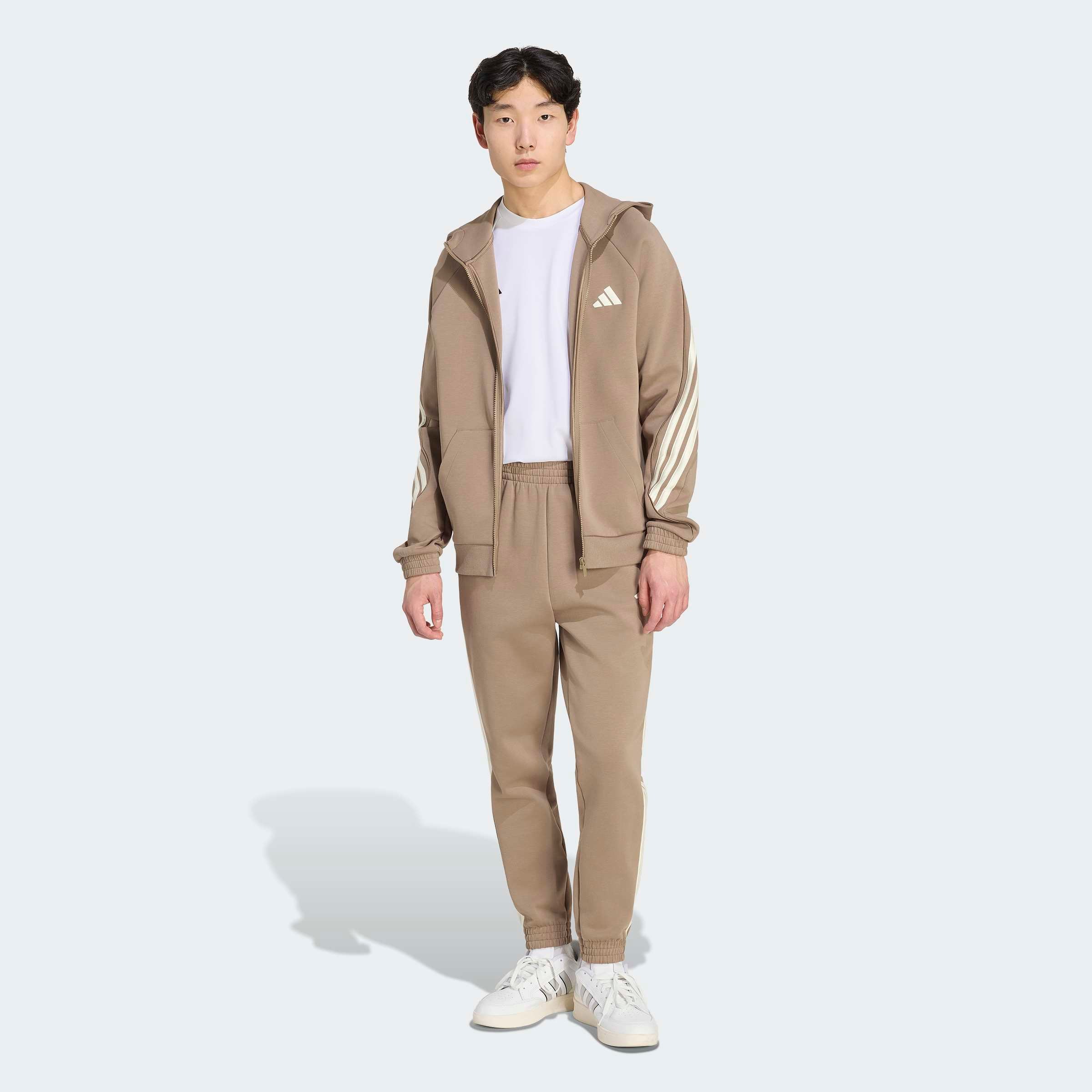 adidas Sportswear Kapuzensweatshirt »STADIUM 3-STRIPES FULL-ZIP HOODIE«
