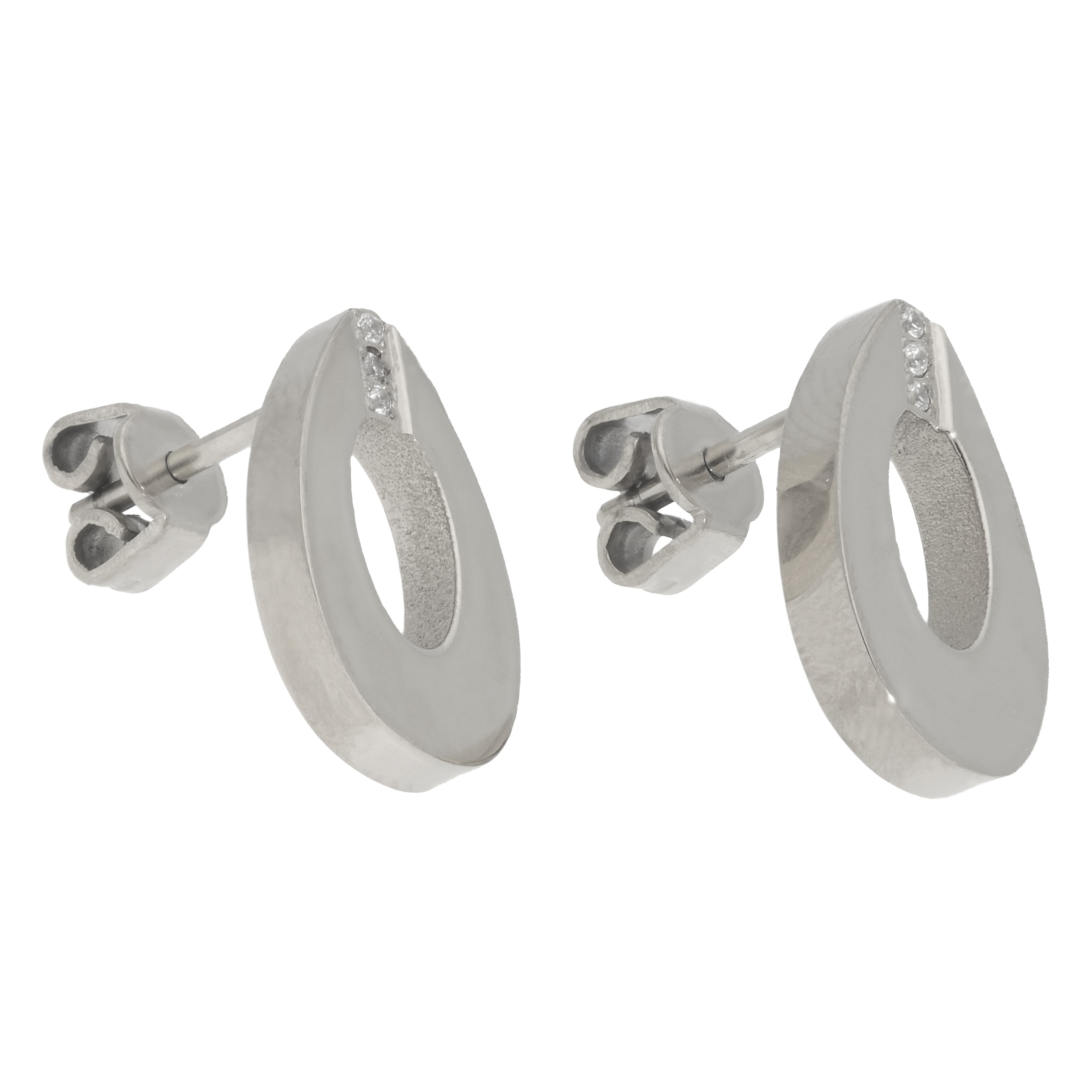 TITANIA Paar Ohrstecker »Titanohrstecker« mit Zirkonia