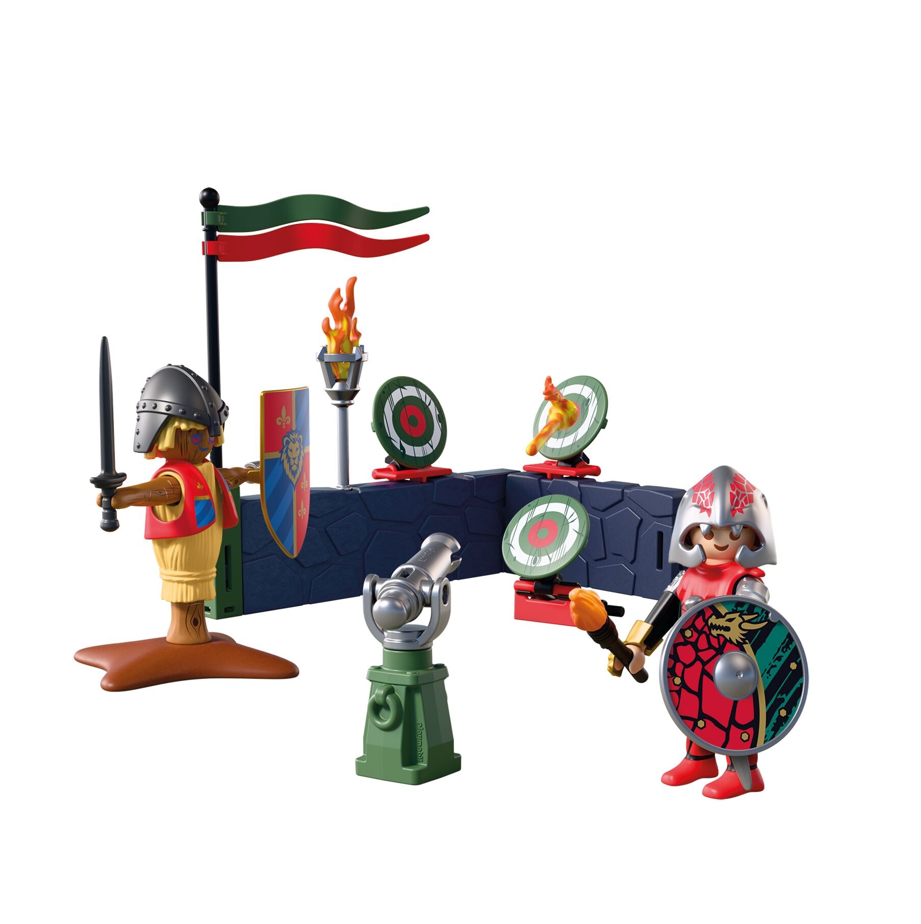 Playmobil® Konstruktions-Spielset »Kampftraining Drachenritter (72213), Knights« Made in Europe