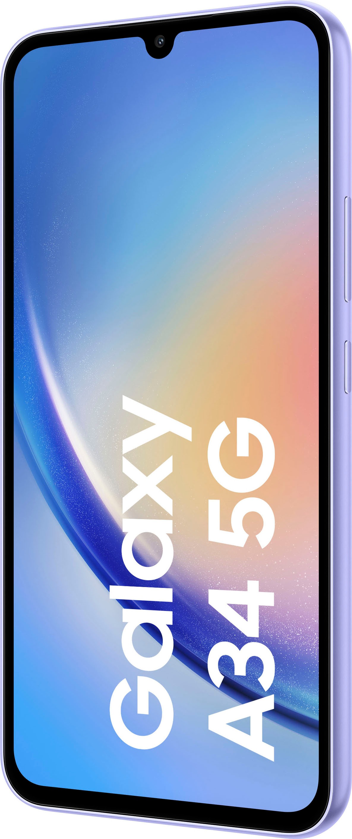 Samsung Smartphone »Galaxy A34 5G 128GB«, leicht violett, 16,65 cm/6,6 Zoll,  128 GB Speicherplatz, 48 MP Kamera | BAUR