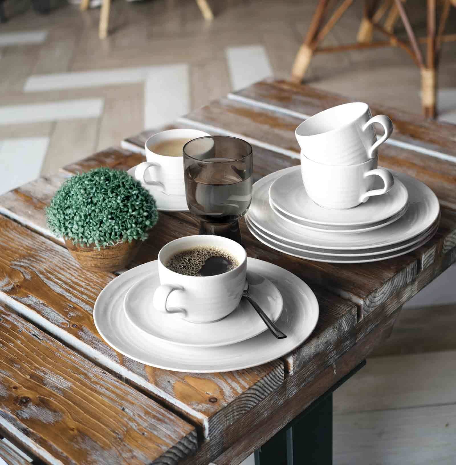 Seltmann Weiden Tasse "Milchkaffeetassen mit Untertassen Terra 400 ml 6er S günstig online kaufen