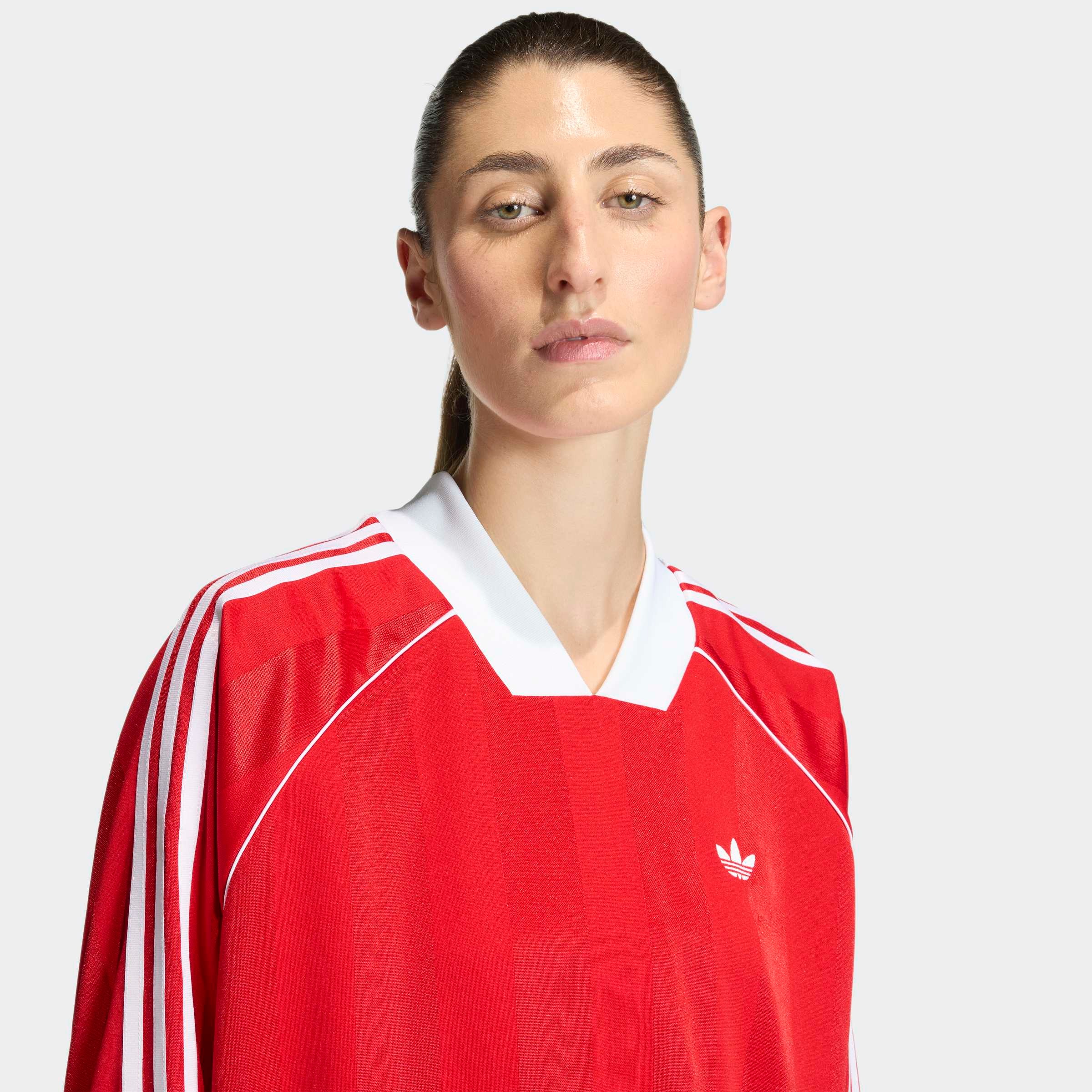 adidas Originals Langarmshirt »3-STREIFEN JACQUARD LONGSLEEVE«