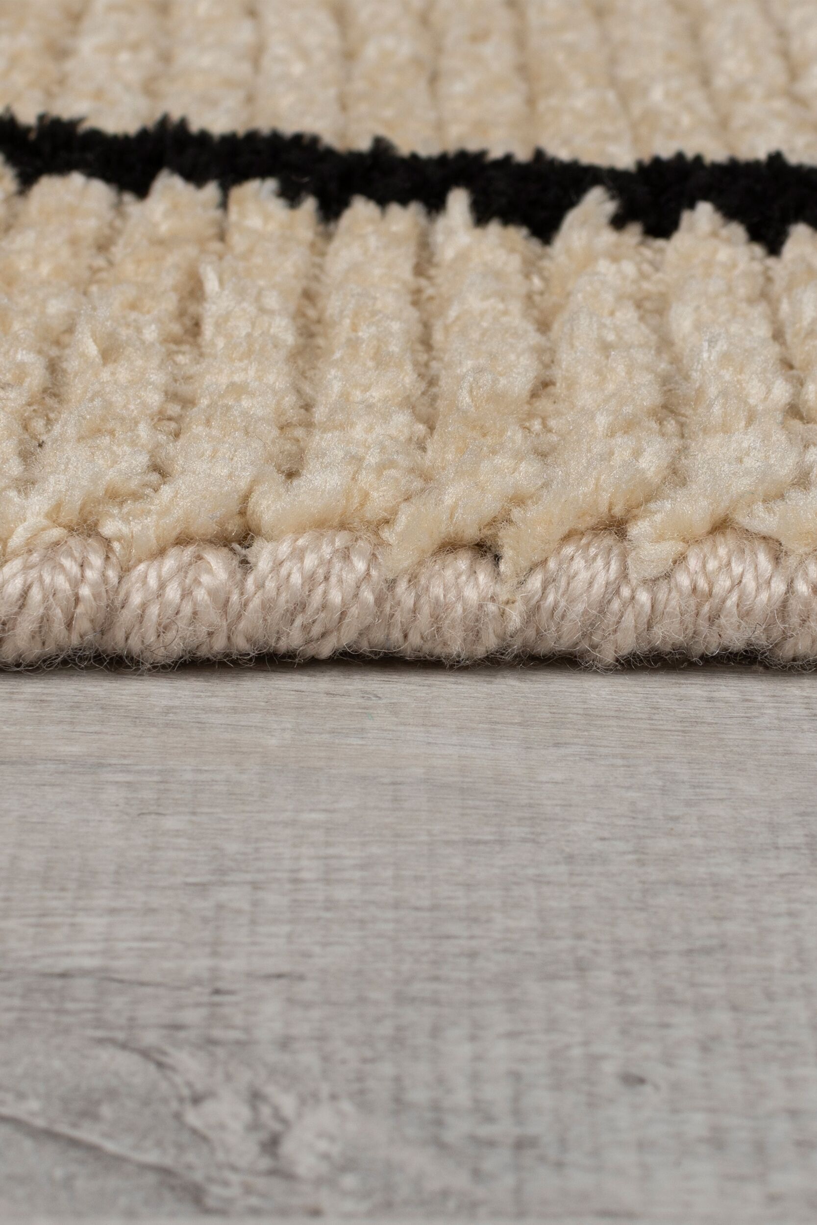 FLAIR RUGS Teppich »Theo«, rechteckig, 12 mm Höhe, Hoch-niedriger Flor in Wolle-Optik