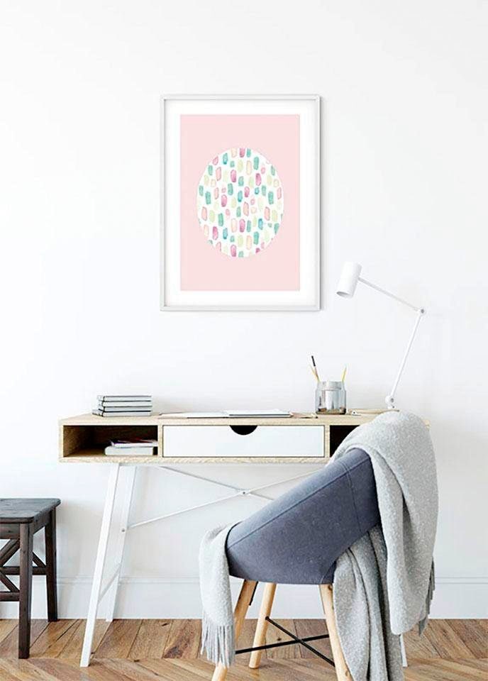 Komar Poster »Shelly Patterns Rose«, Blumen, St.), BAUR | Schlafzimmer, (1 Kinderzimmer, Wohnzimmer