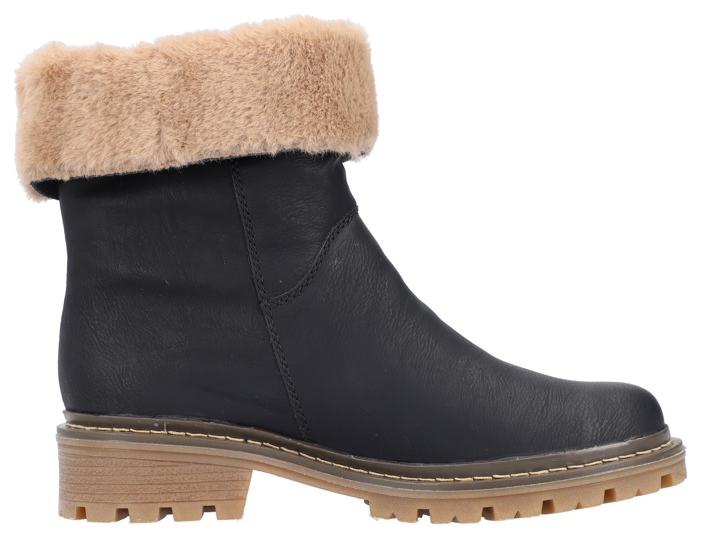 Rieker Winterstiefelette, mit Reißverschluss an der Außenseite