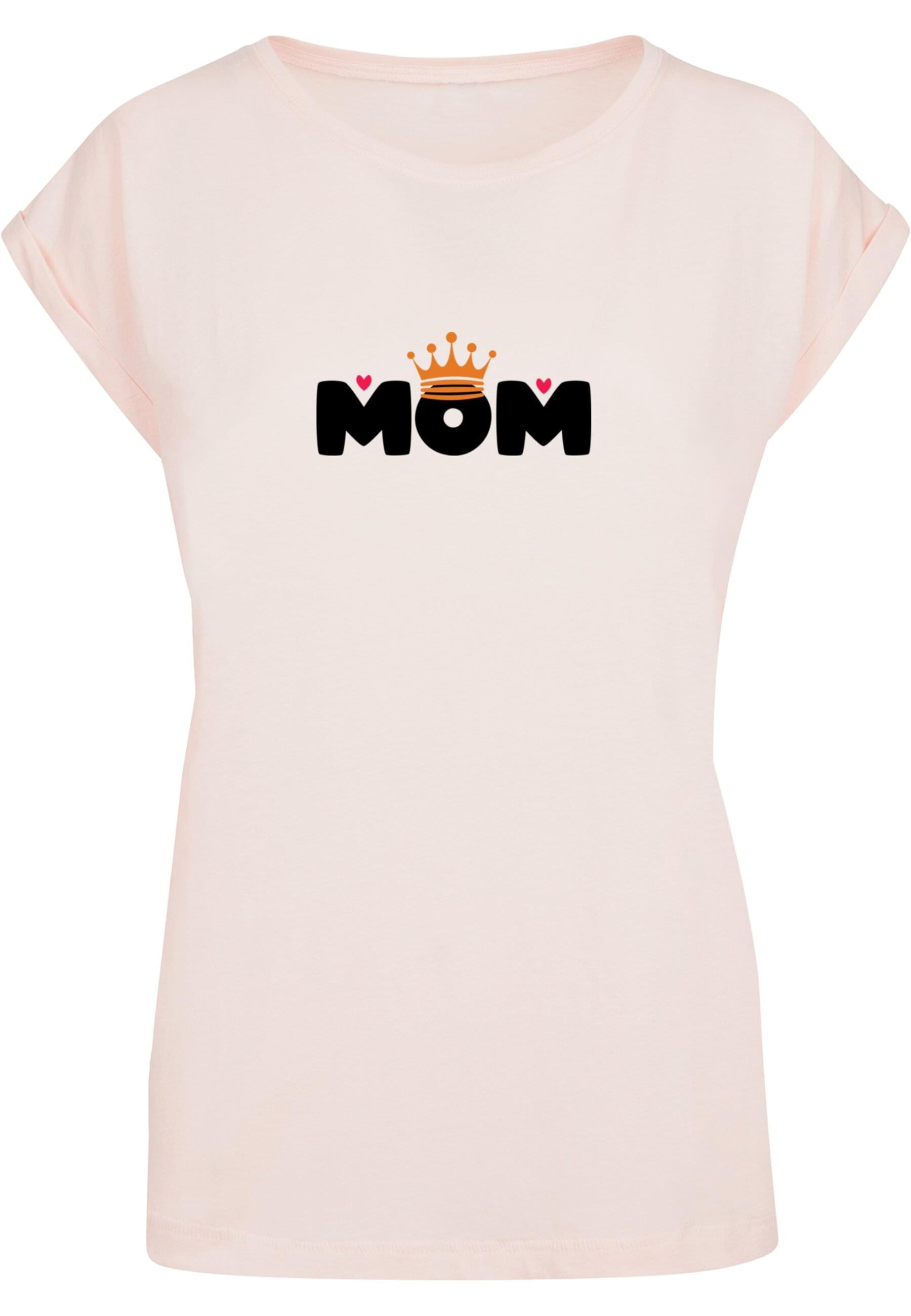 Merchcode T-Shirt »Merchcode Damen Ladies Mothers Day - Queen Mom T-Shirt«, (1 tlg.)