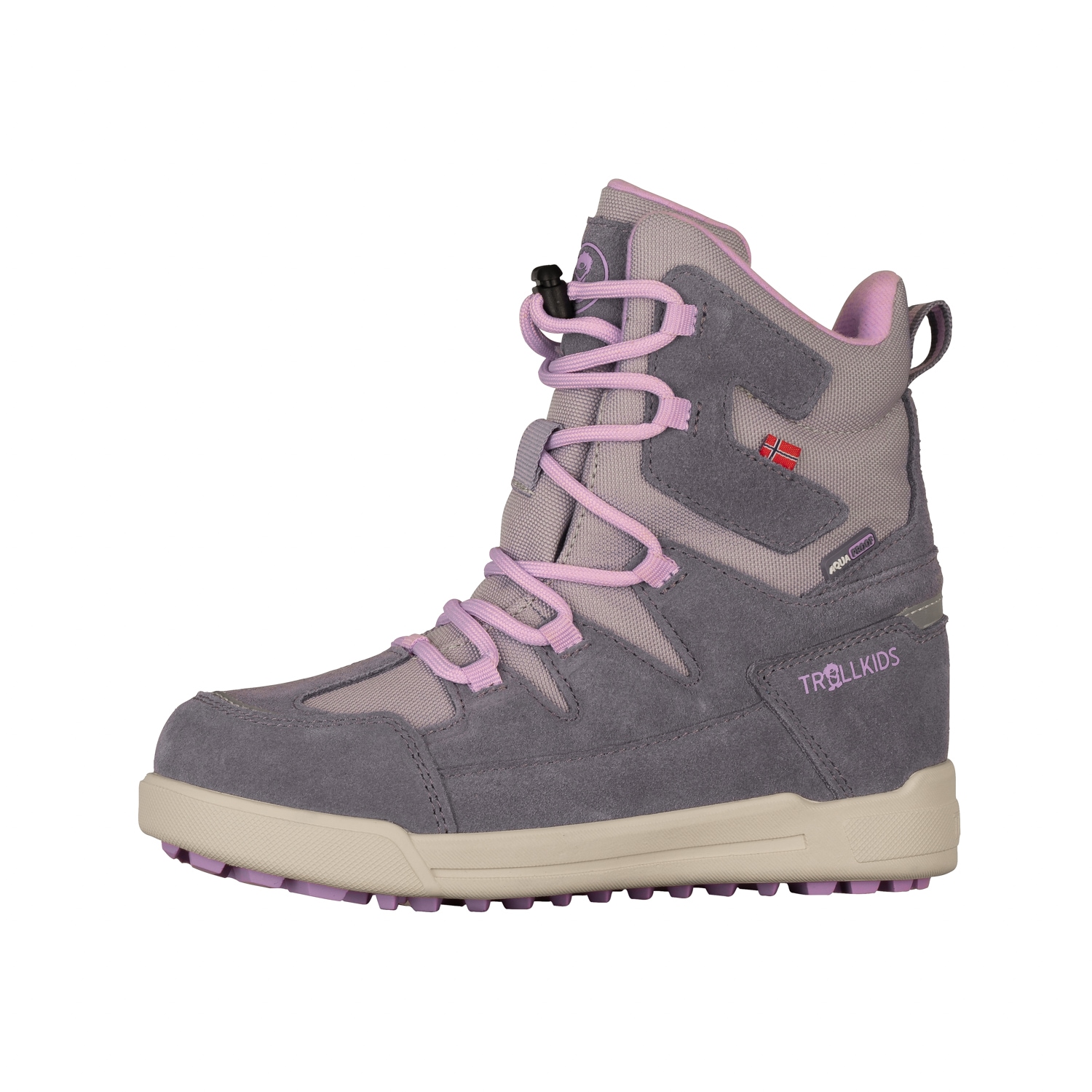 TROLLKIDS Mädchen Winterstiefel "KIDS FINNMARK WINTER BOOTS", Gr. 37, rosa, Leder, Synthetik, Schuhe, Snowboots, Winterstiefel, Winterschuhe, für