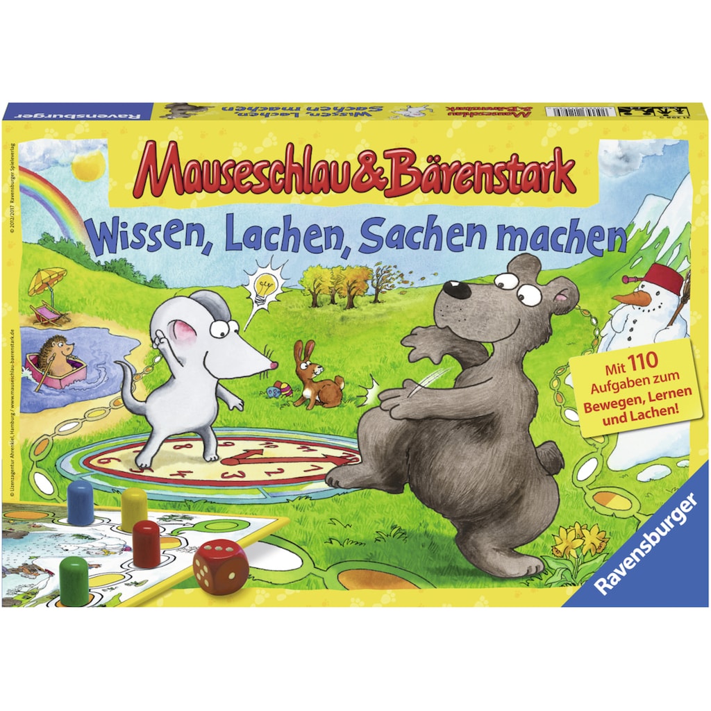 Ravensburger Spiel »Mauseschlau & Bärenstark Wissen, Lachen, Sachen machen«, Made in Europe, FSC® - schützt Wald - weltweit
