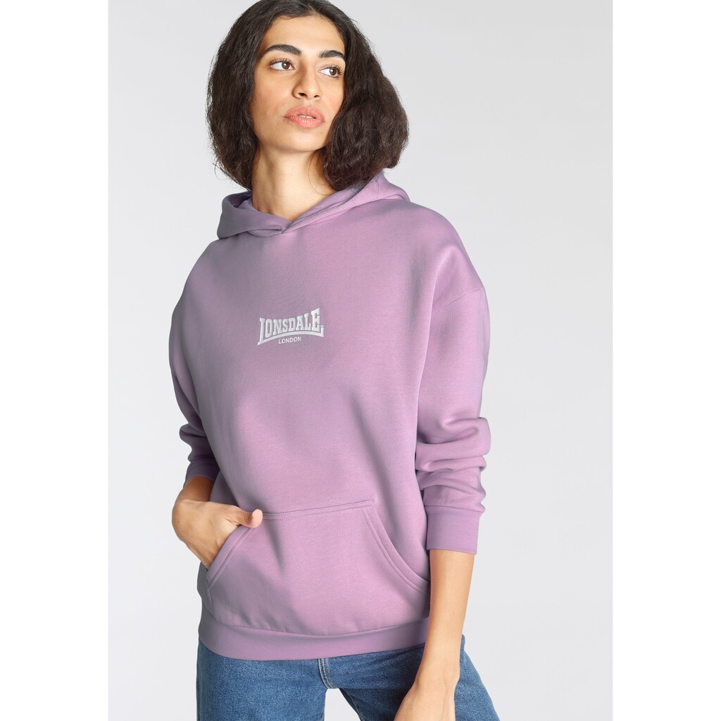 Damenmode Shirts & Sweatshirts Lonsdale Kapuzensweatshirt »KILMOTE« flieder Damenmode Shirts & Sweatshirts Lonsdale Kapuzensweatshirt »KILMOTE« flieder